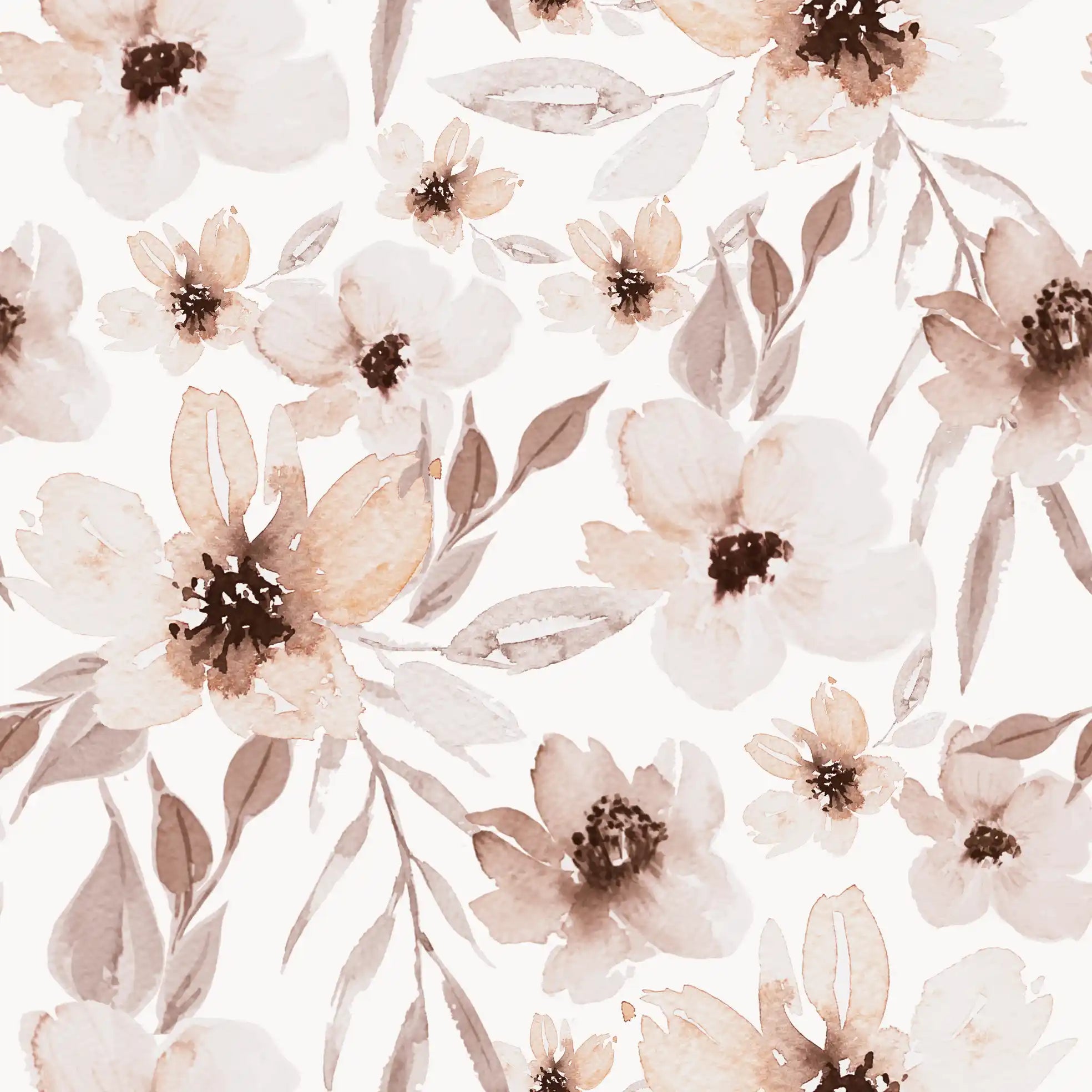 Flowers Elle Creme - Family Fabrics B.V.