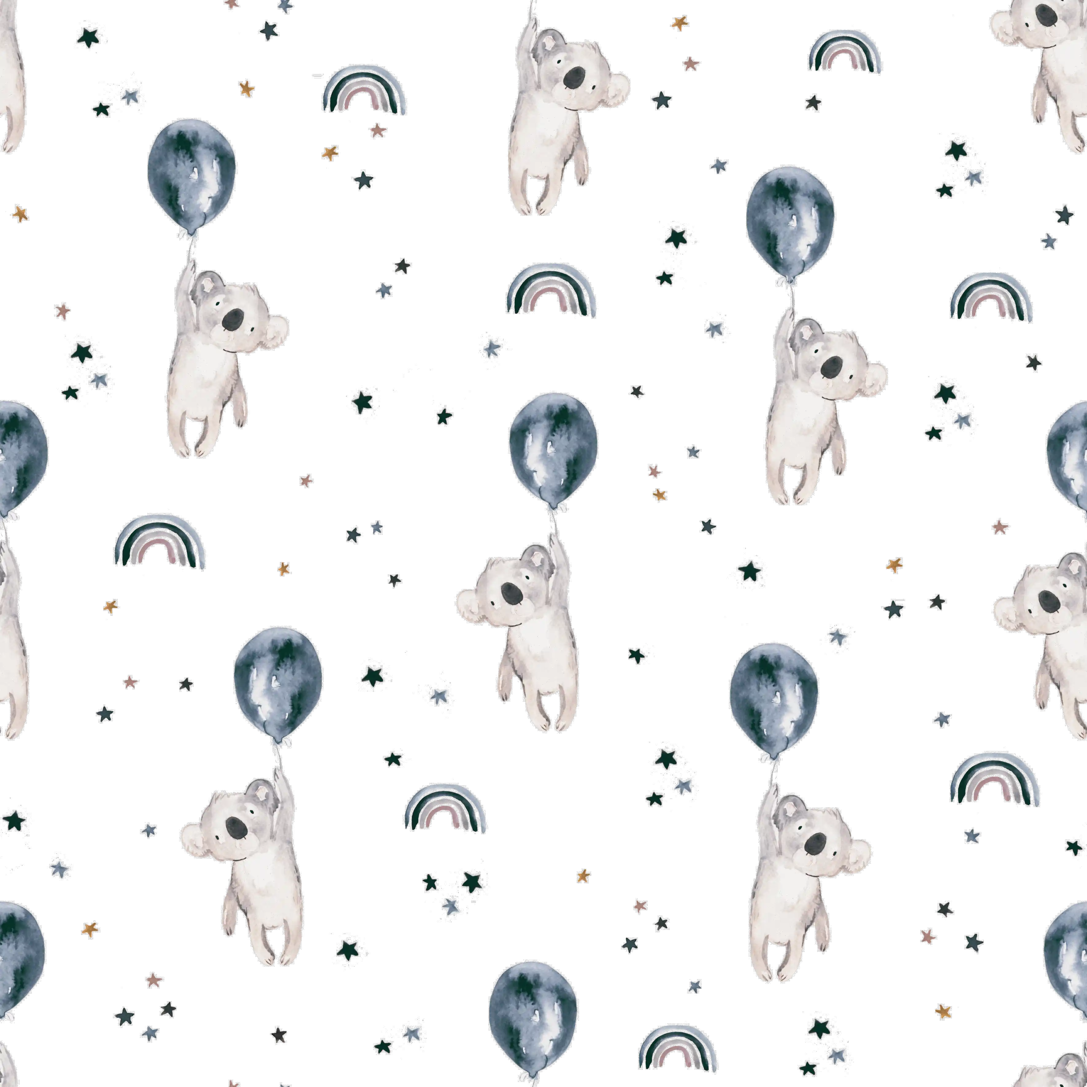 Koalas Ballon Blue - Family Fabrics B.V.