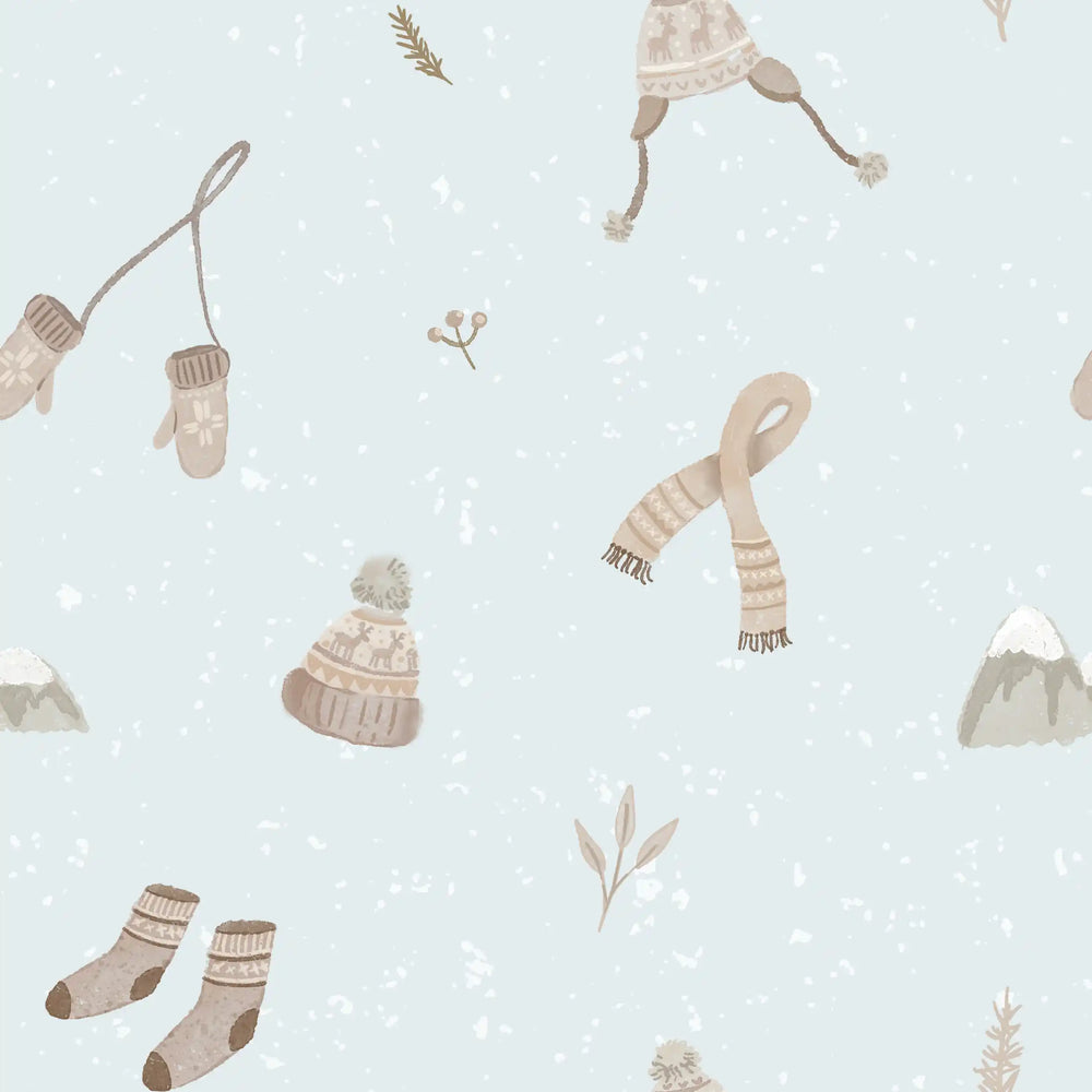 Warm Winter Things Light Blue