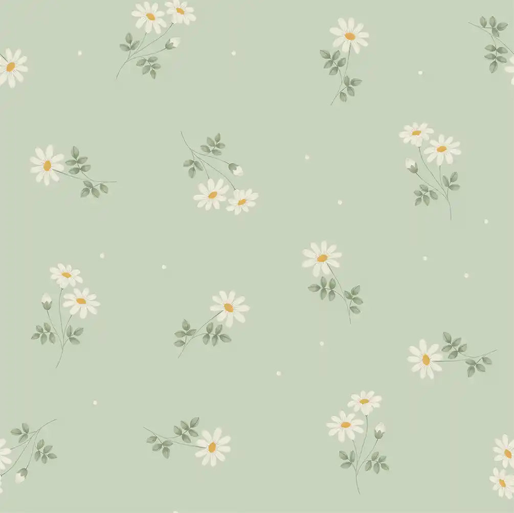 Daisies Green - Family Fabrics B.V.