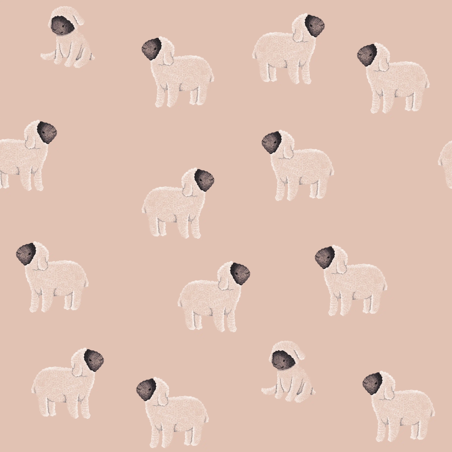 Moutons Rose - Family Fabrics B.V.