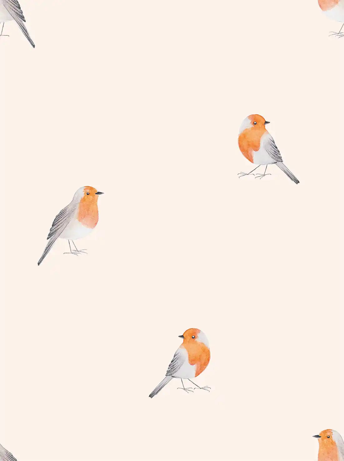 Springtime Robins - Family Fabrics B.V.