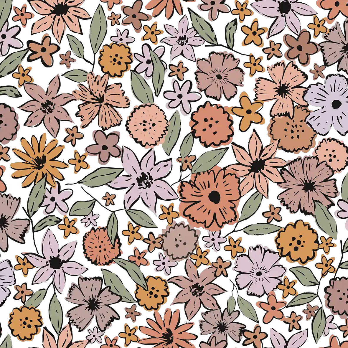 Bohemian Vintage Floral - Family Fabrics B.V.