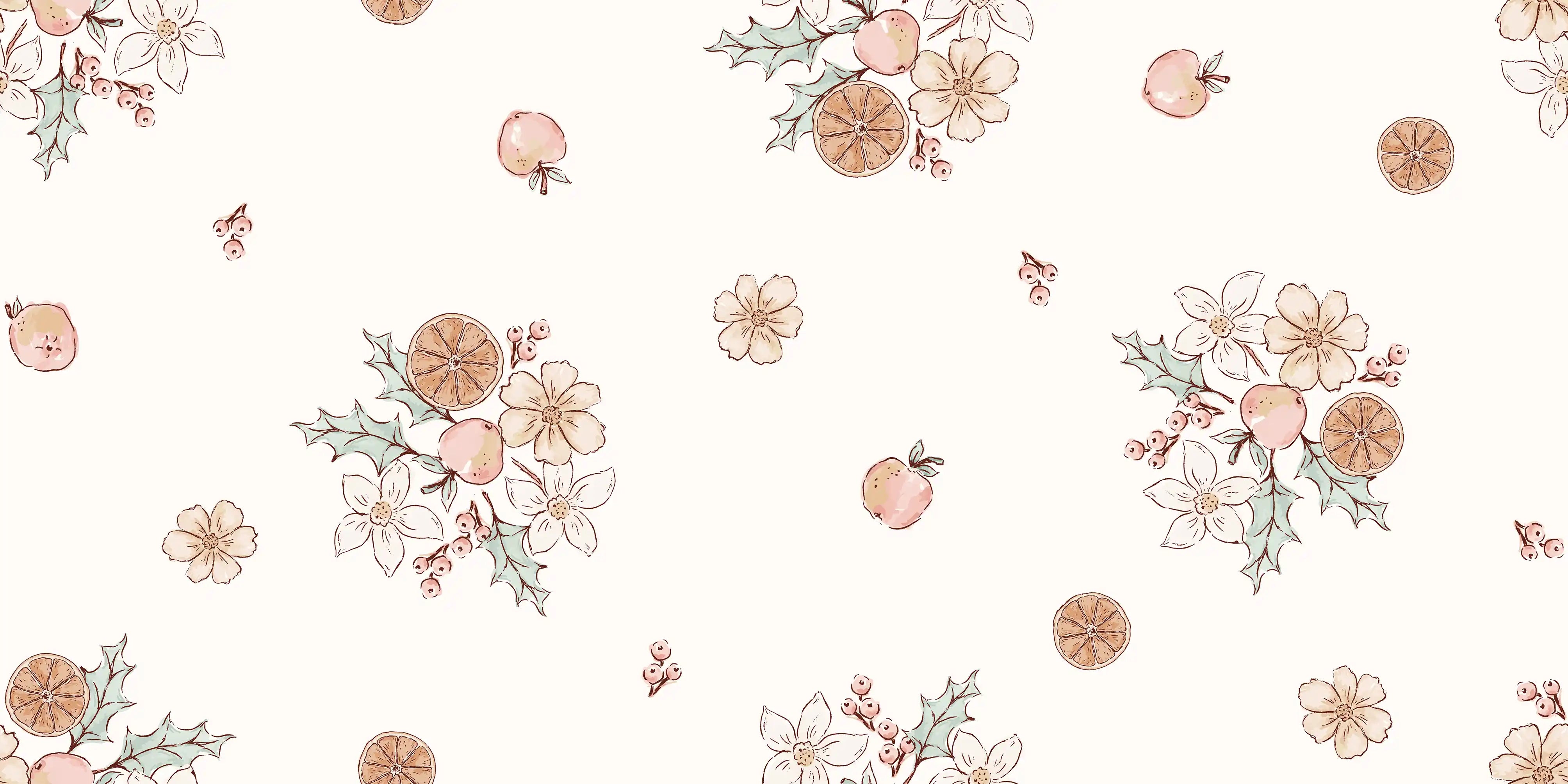 Christmas Greens & Oranges - Family Fabrics B.V.