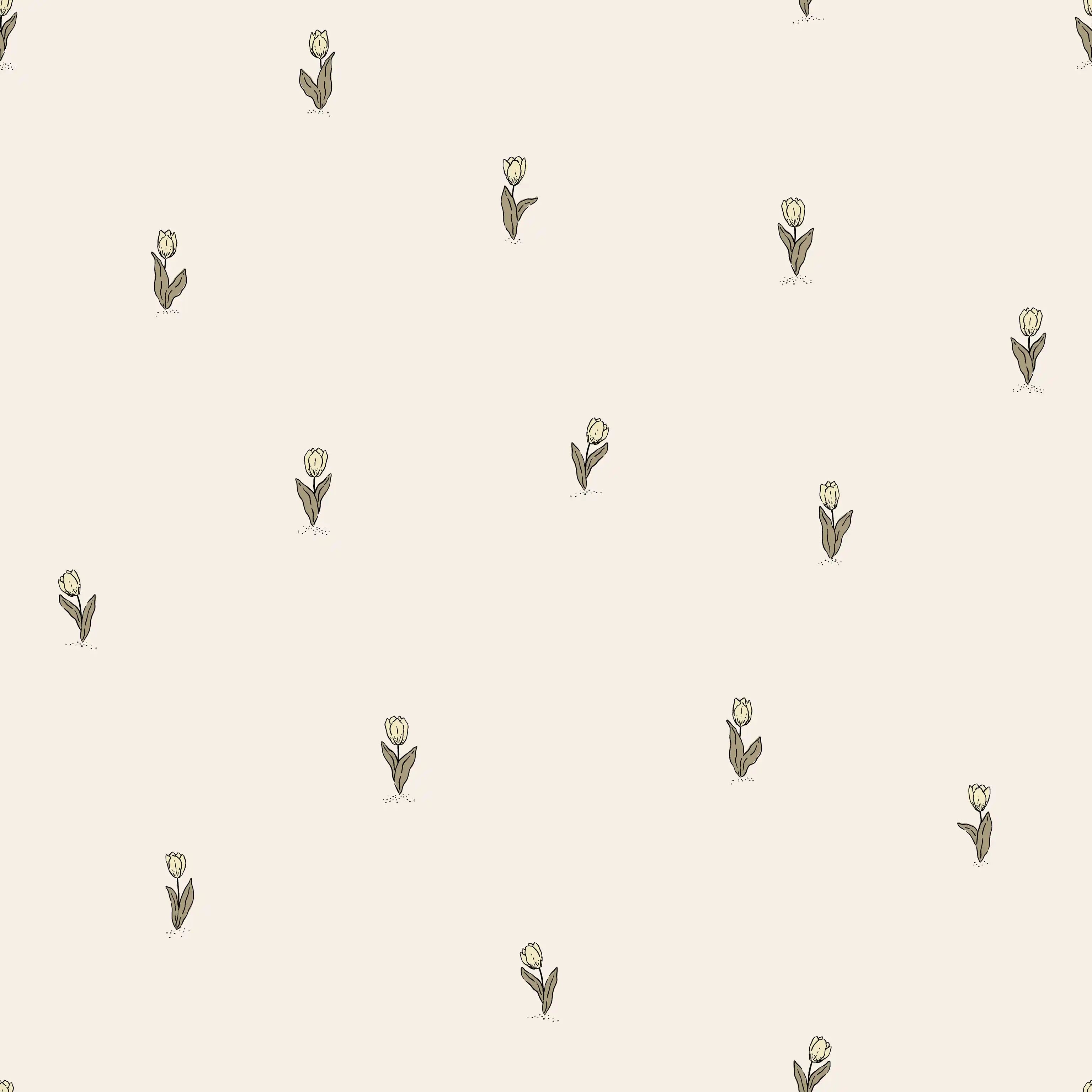 Dutch Tullips Yellow - Family Fabrics B.V.