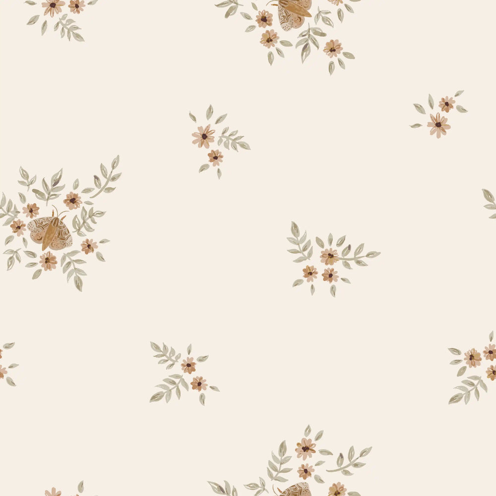 Moths In Flowers