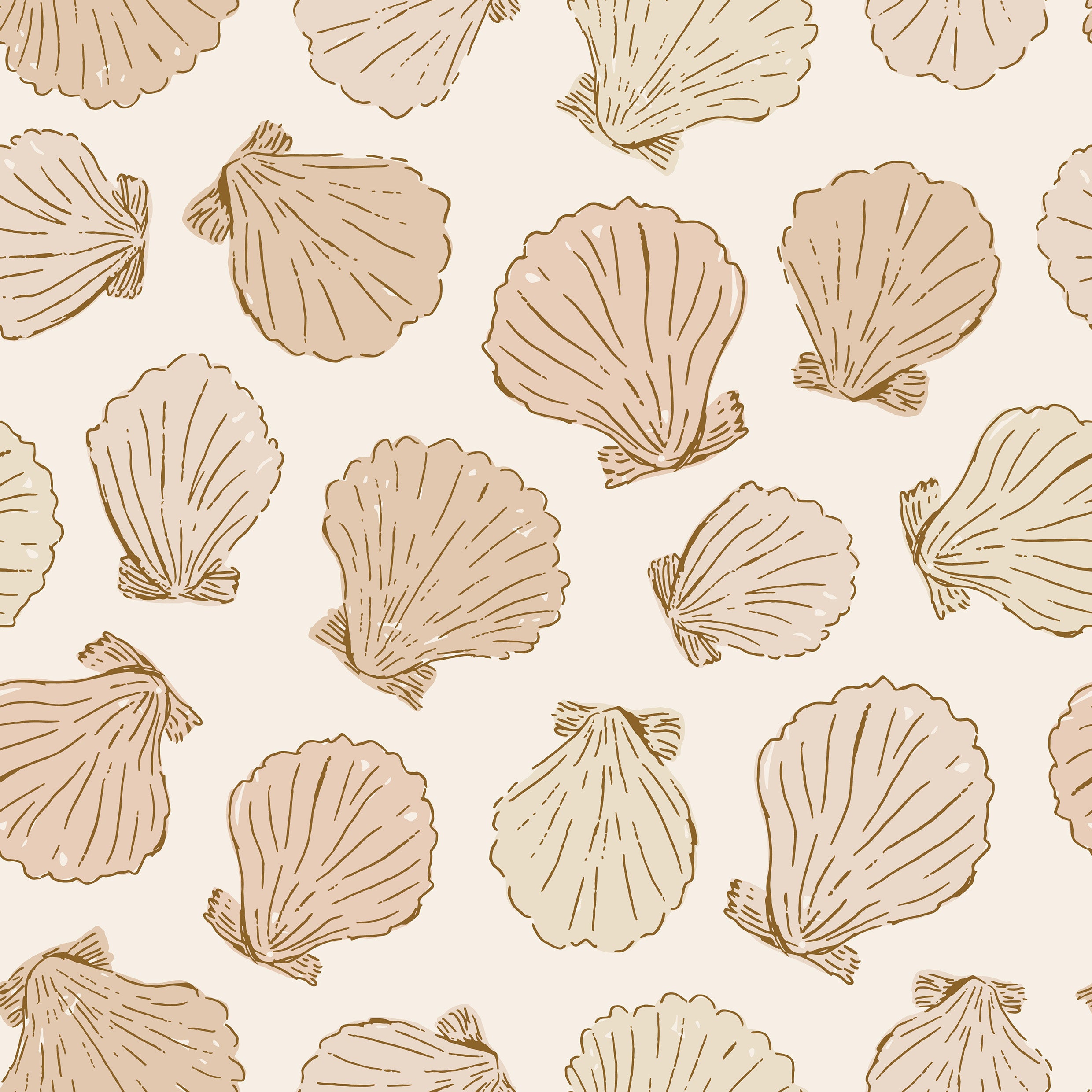Shells Pastel - Family Fabrics B.V.