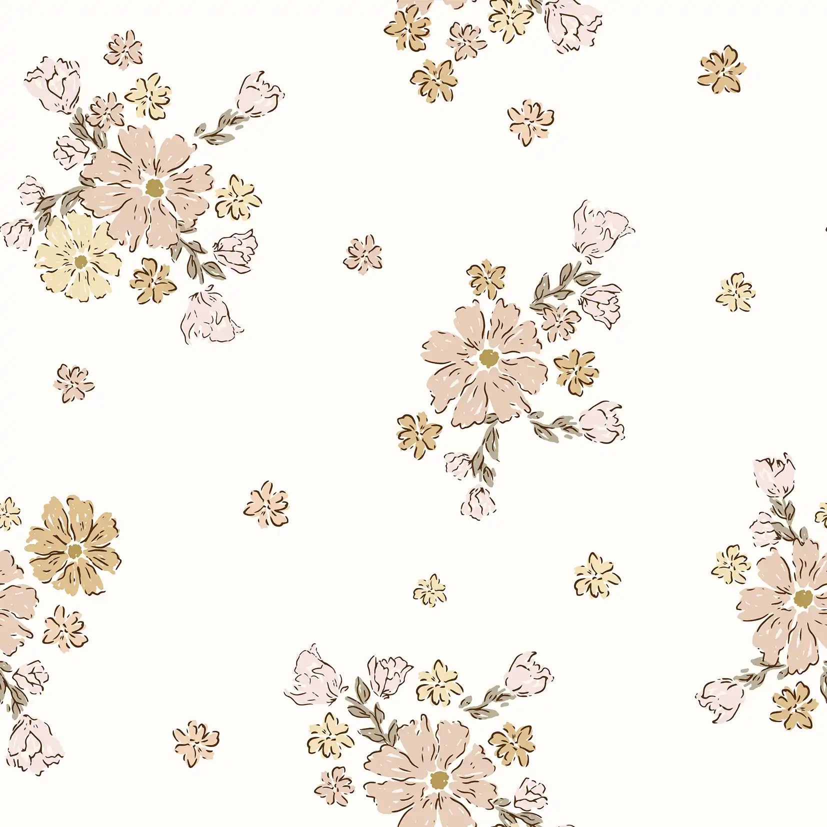 Wild Bouquet Earthy - Family Fabrics B.V.