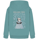 Rolling Free - Kids Organic Hoodie - Family Fabrics B.V.