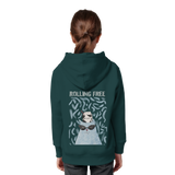 Rolling Free - Kids Organic Hoodie - Family Fabrics B.V.
