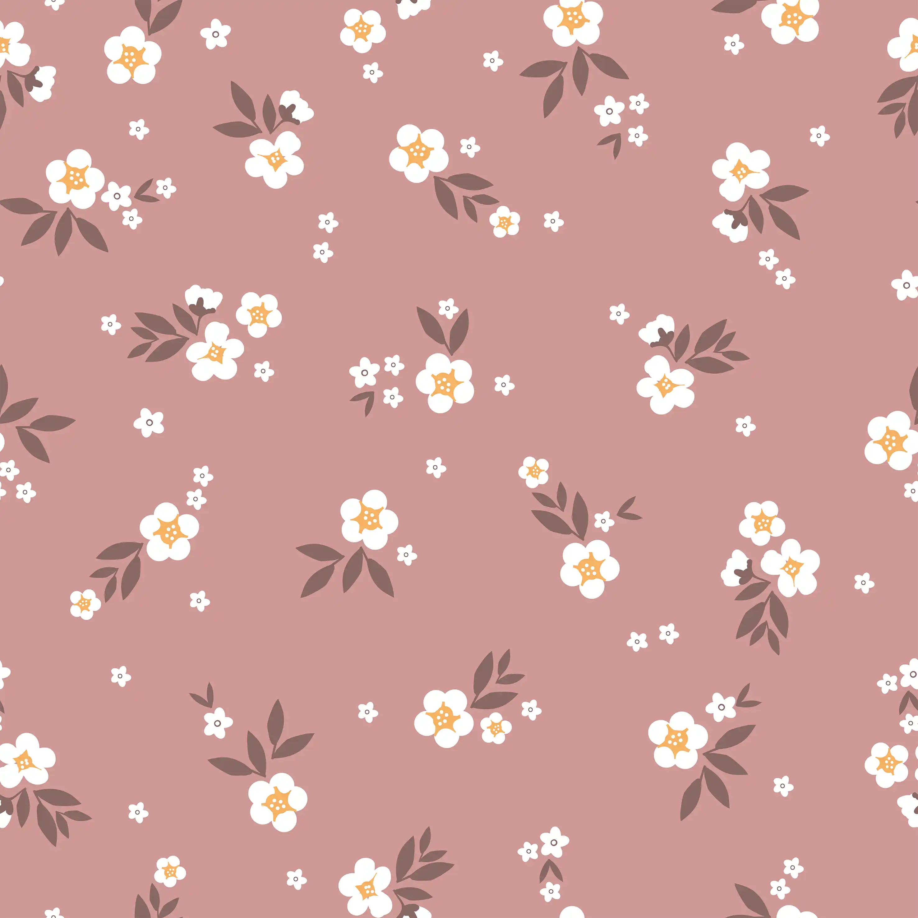 Ash Rose Flowers Big - Family Fabrics B.V.