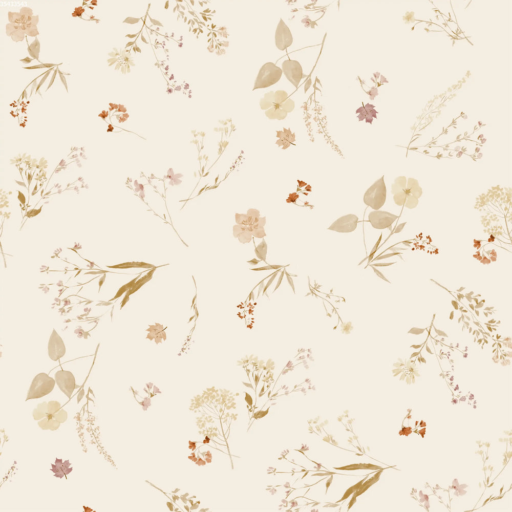 Autumn Floral Small Beige