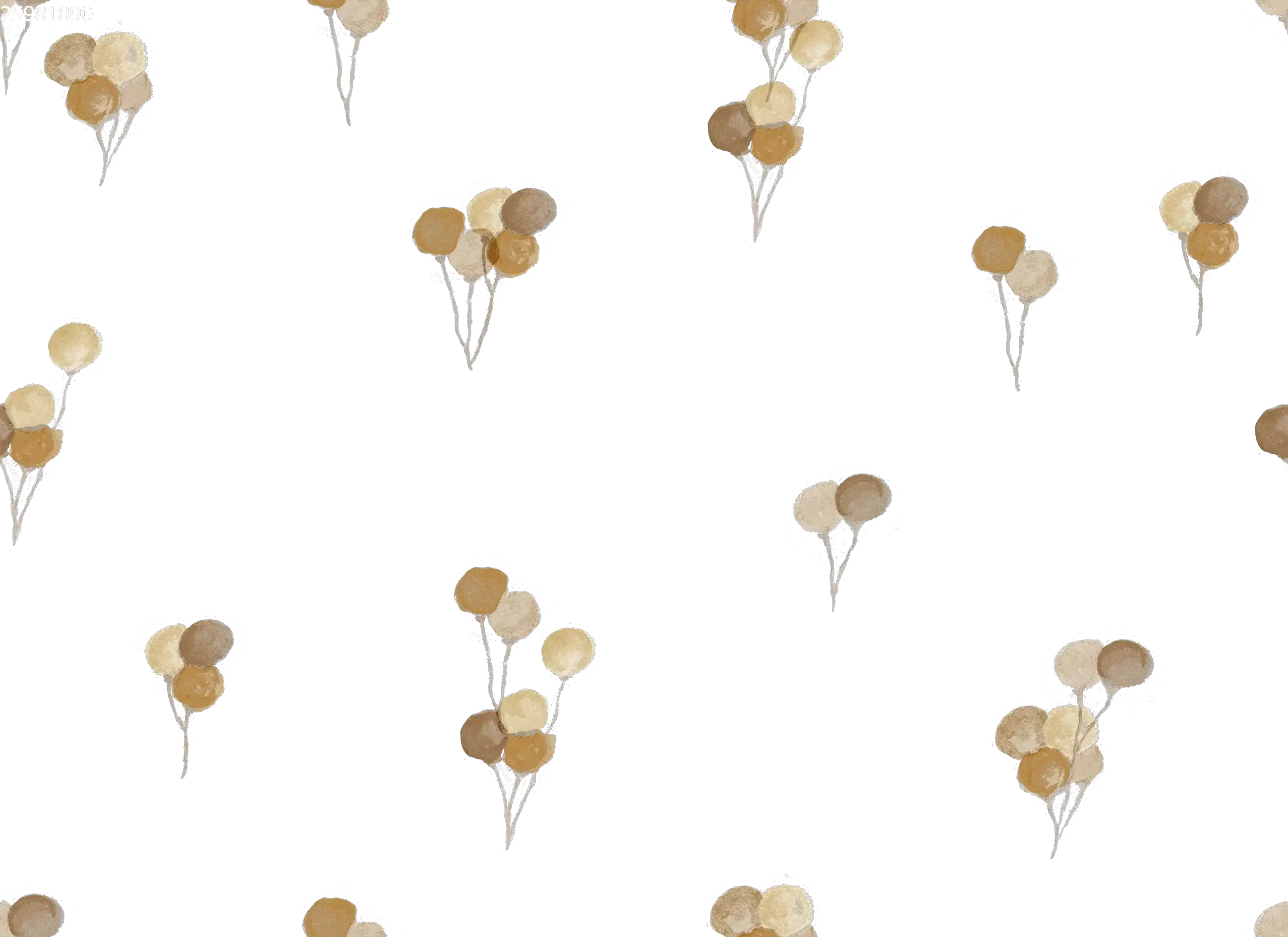 Balloons Beige off white - Family Fabrics B.V.