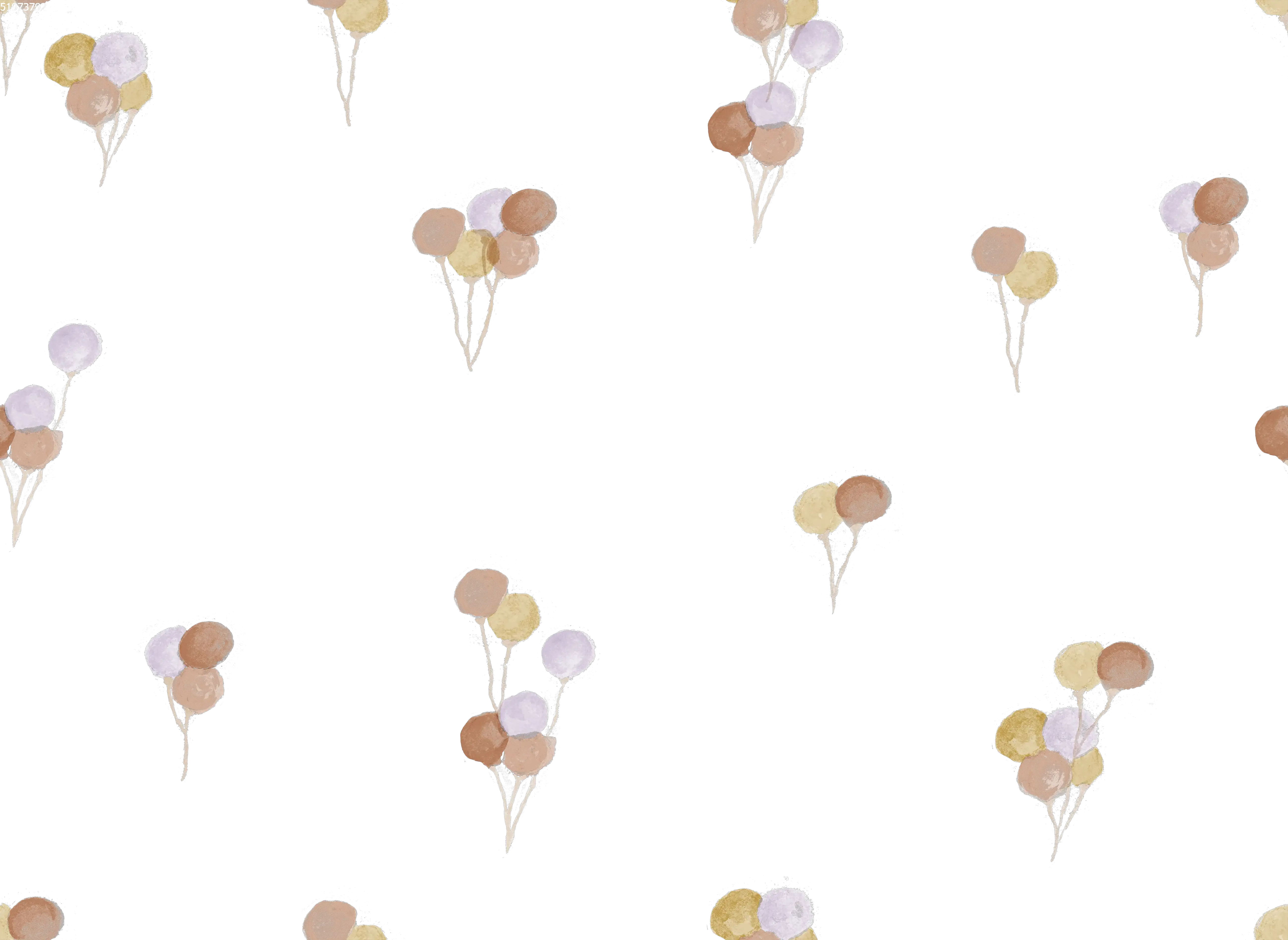 Balloons Offwhite peach - Family Fabrics B.V.