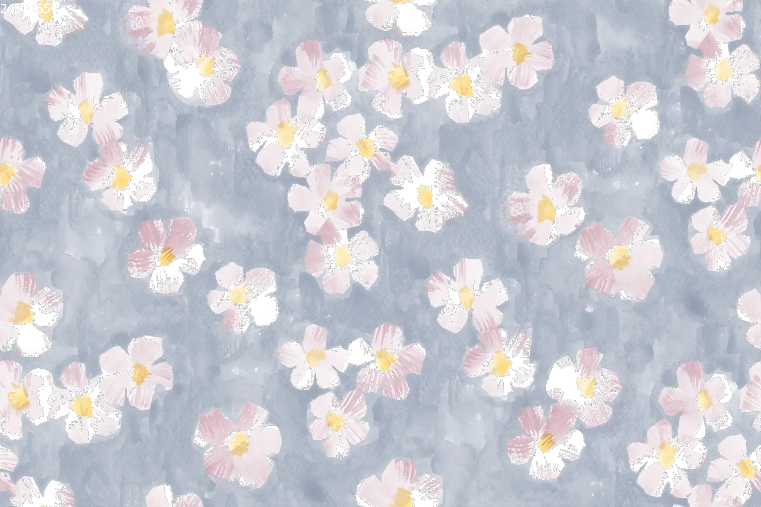 Bold Floral Blue Small - Family Fabrics B.V.