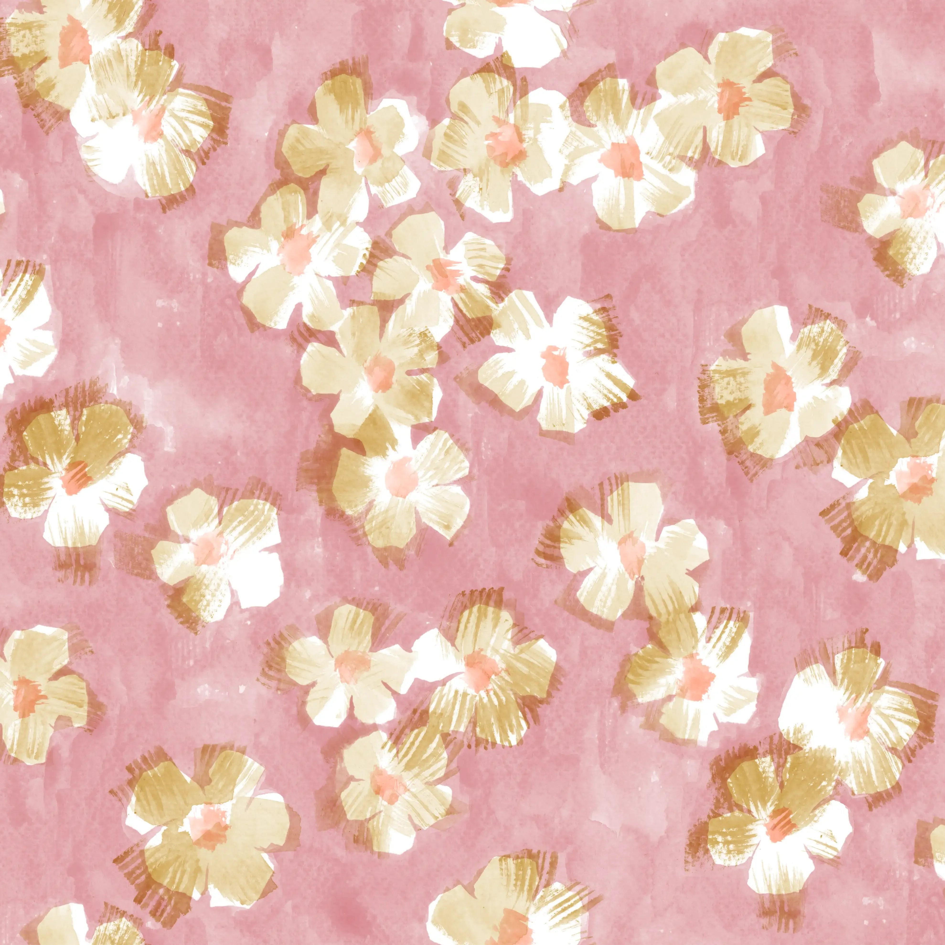 Bold Floral Pink Big - Family Fabrics B.V.