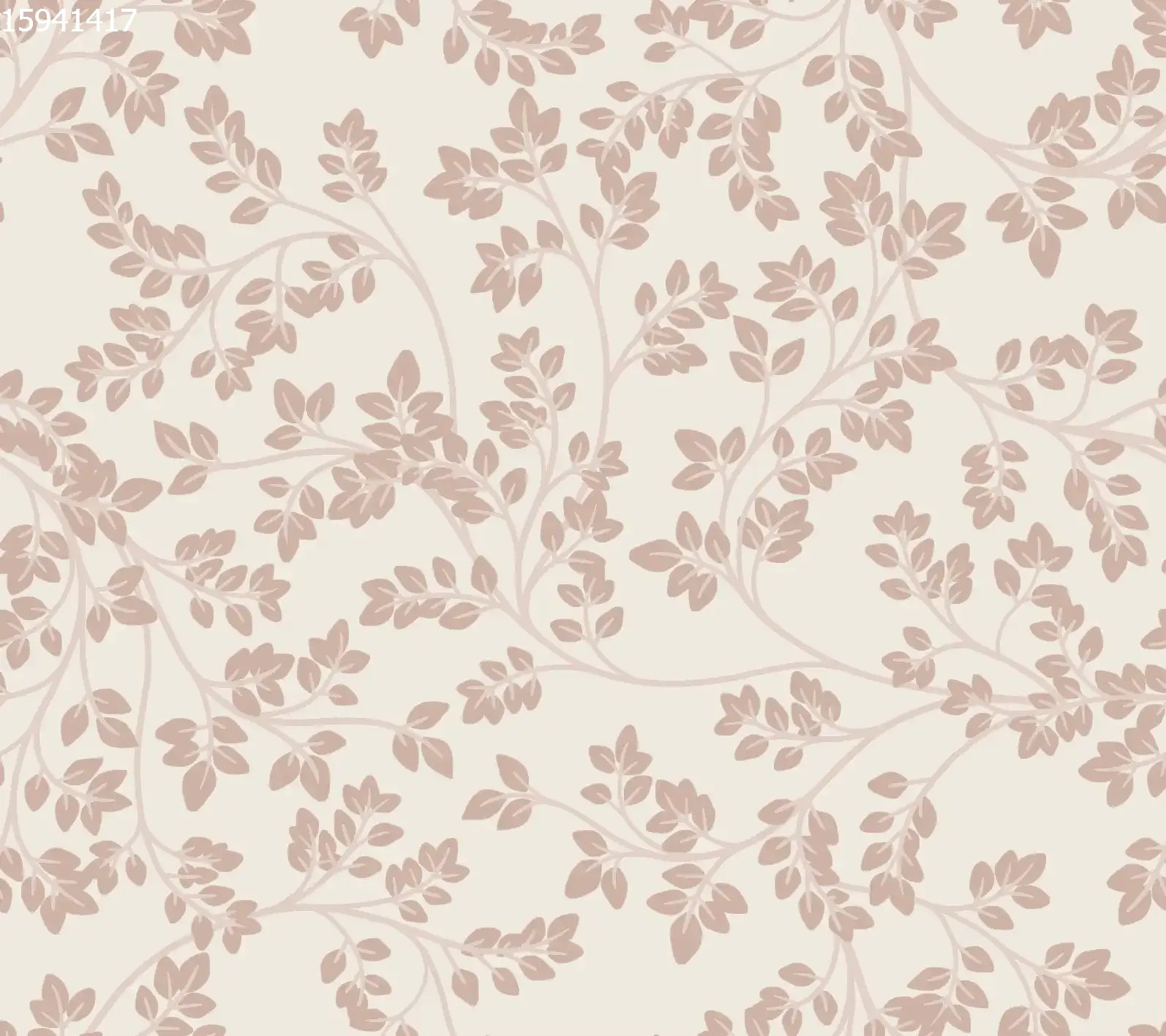 Chintz Leaves Light Beige - Family Fabrics B.V.