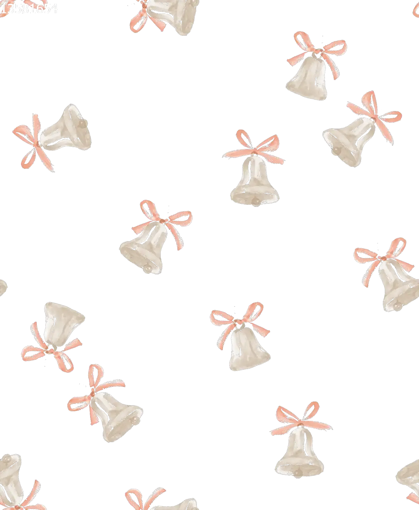 Christmas Bells Off White - Family Fabrics B.V.