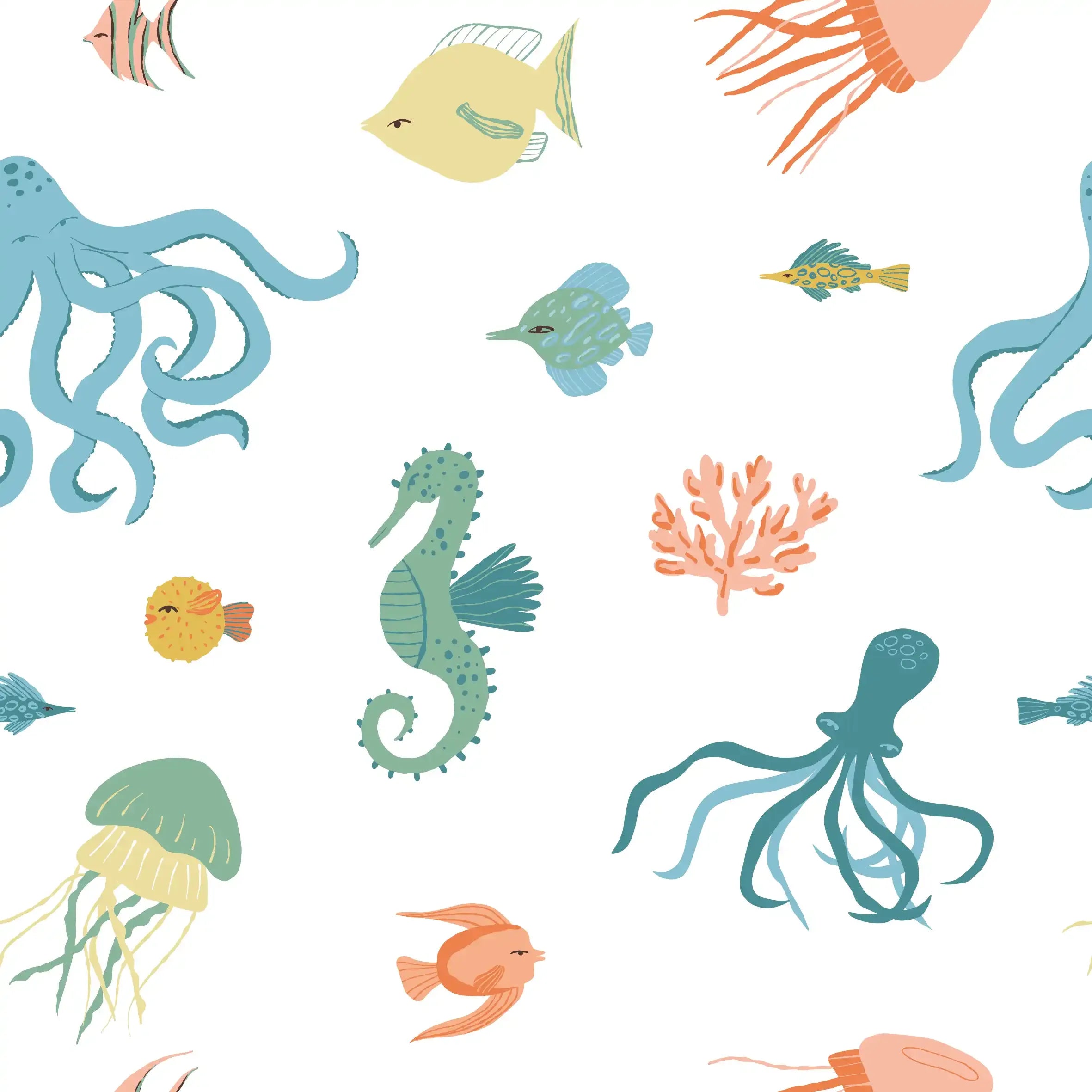 Colorful Oceanlife - Family Fabrics B.V.