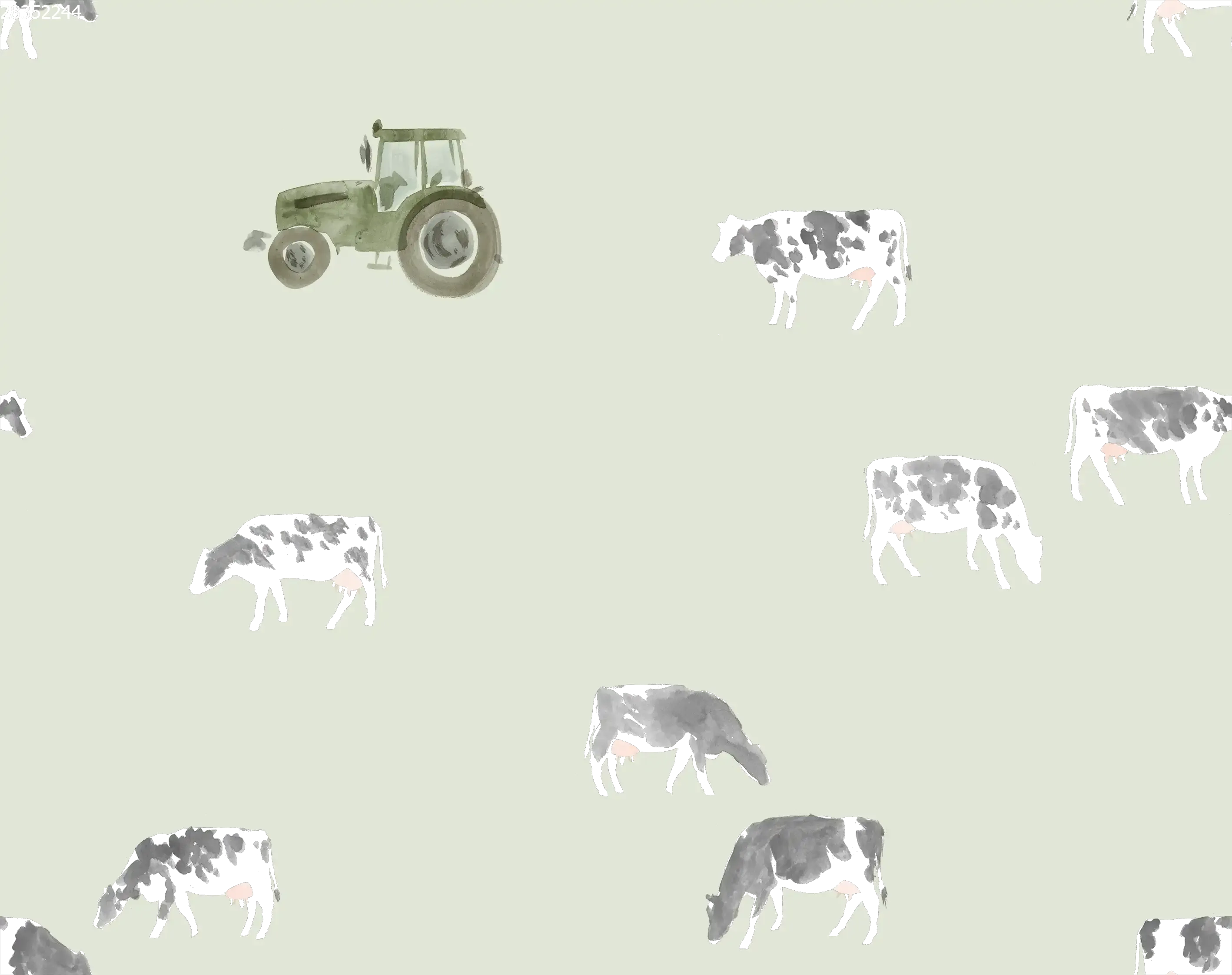 Cows Sage - Family Fabrics B.V.
