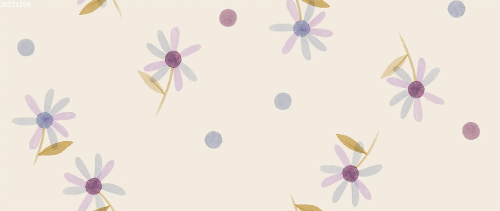 Crayon Flower Blue Small