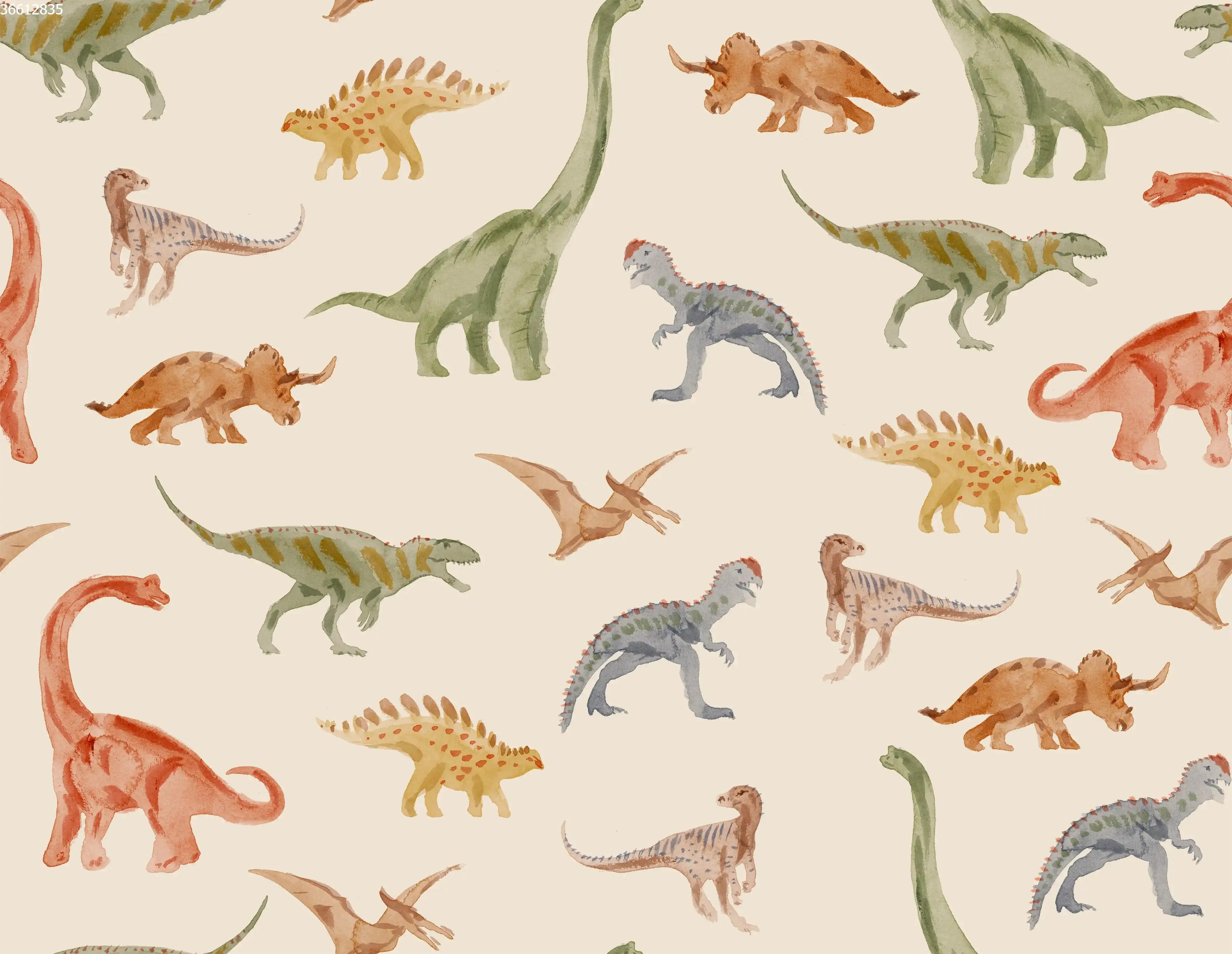 Dinosaur Multi Big - Family Fabrics B.V.