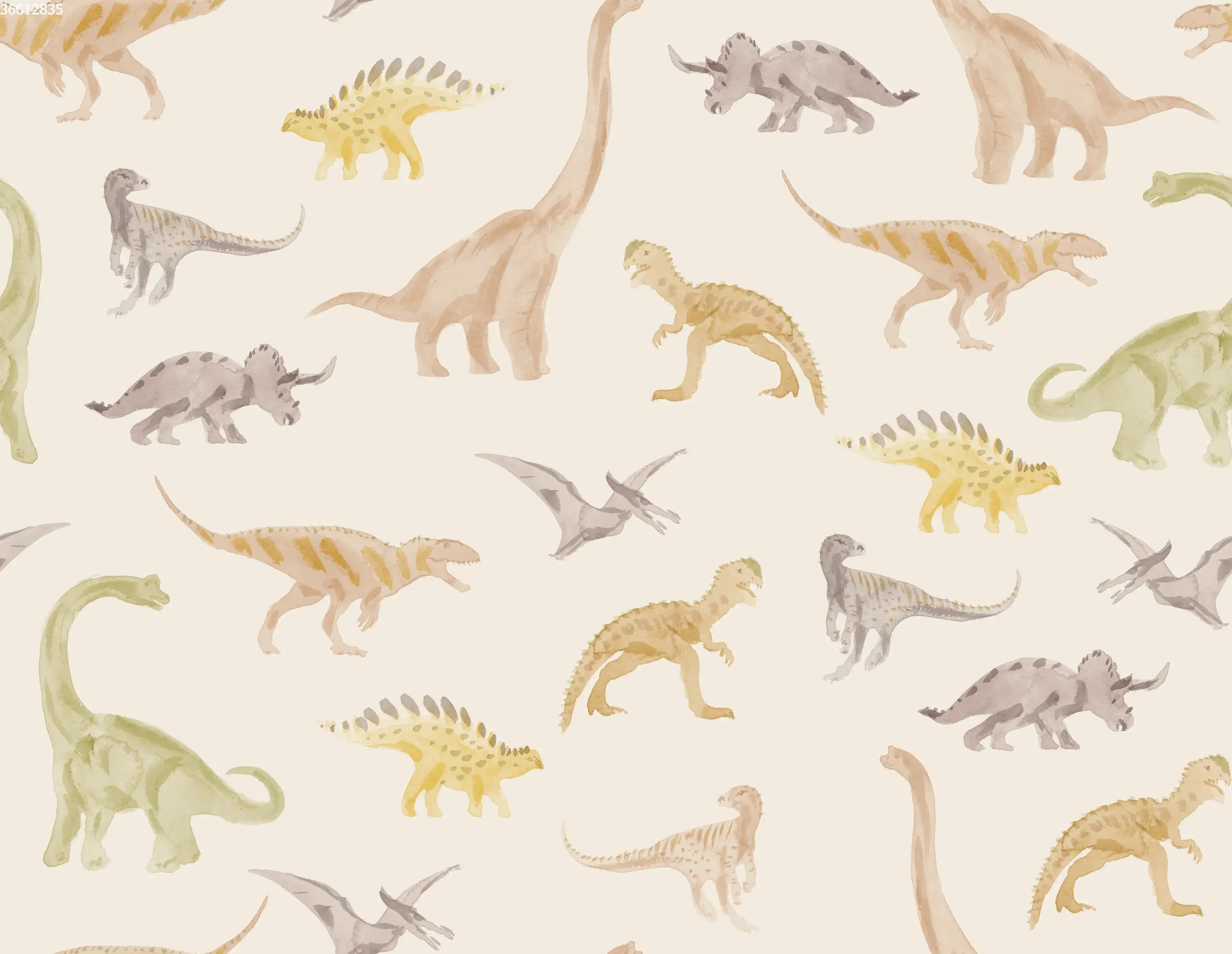 Dinosaur Pastel Big - Family Fabrics B.V.