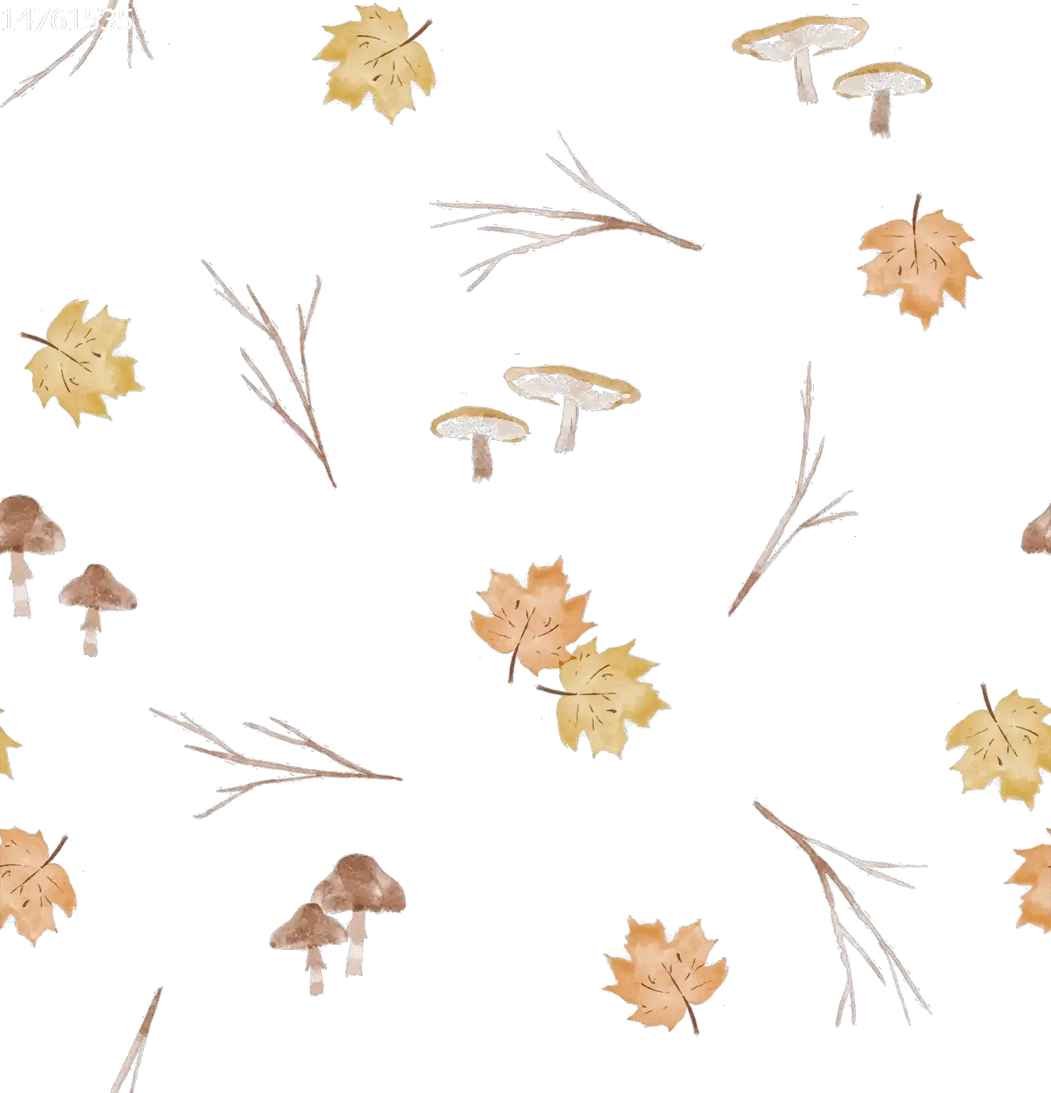 Fall Elements Off White - Family Fabrics B.V.