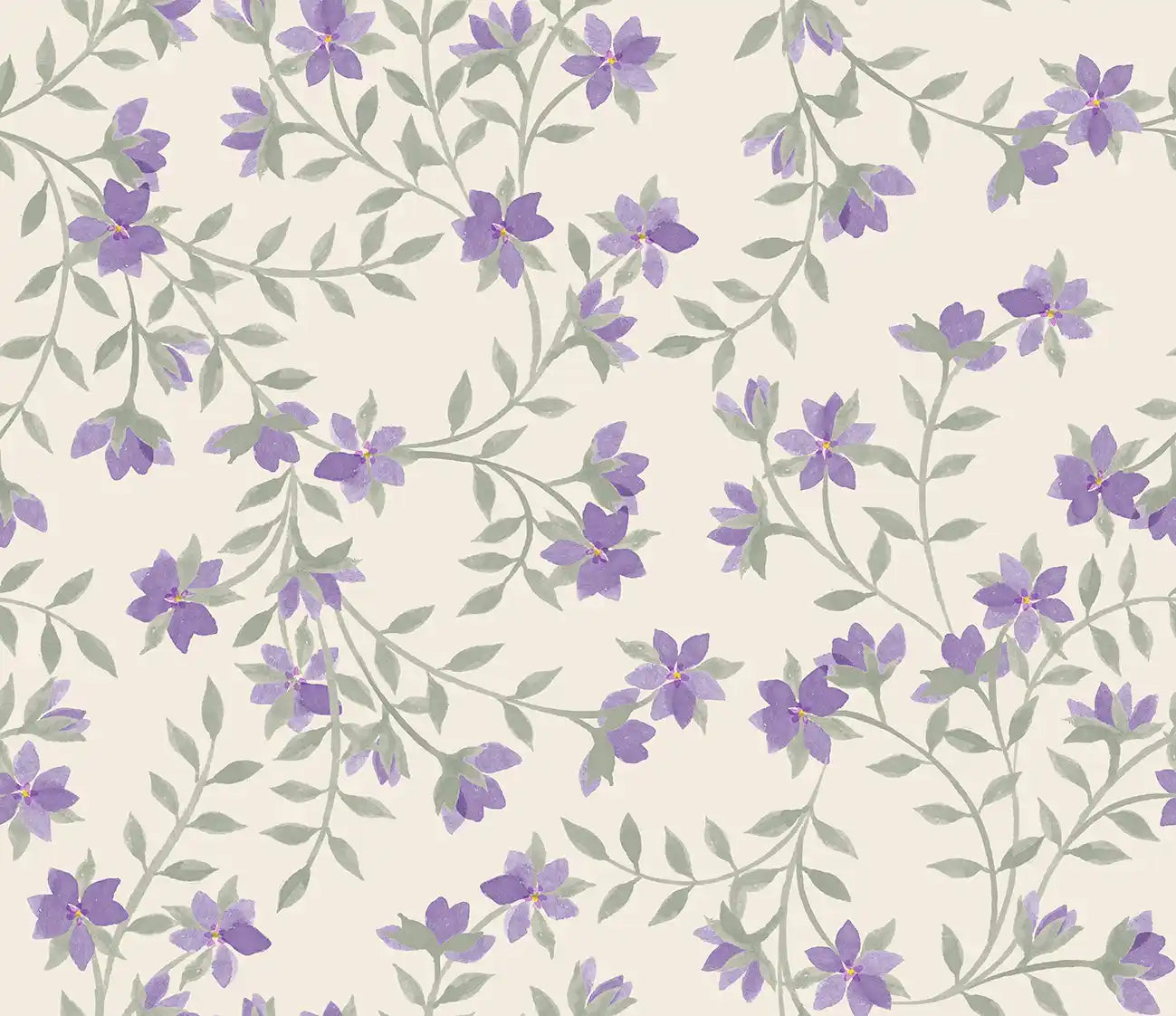 Fleur De Vigne Green - Family Fabrics B.V.