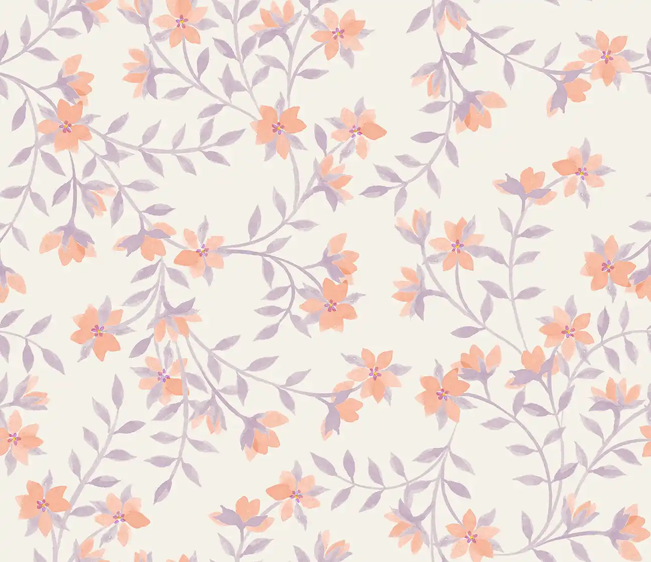 Fleur De Vigne Lilac - Family Fabrics B.V.
