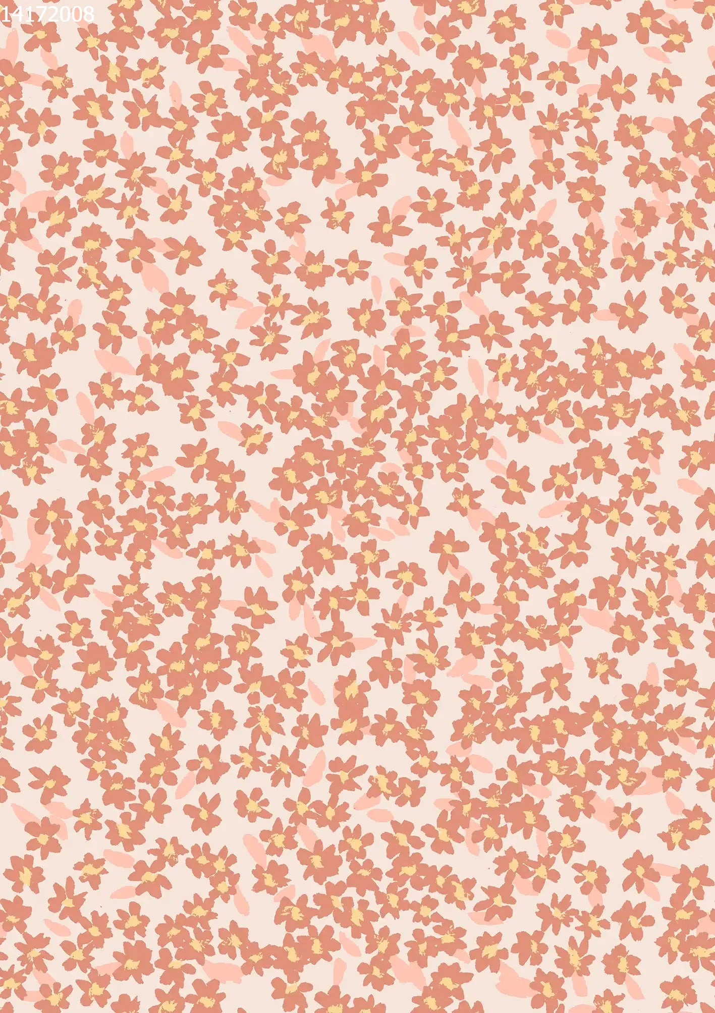Flower Field Peach - Family Fabrics B.V.