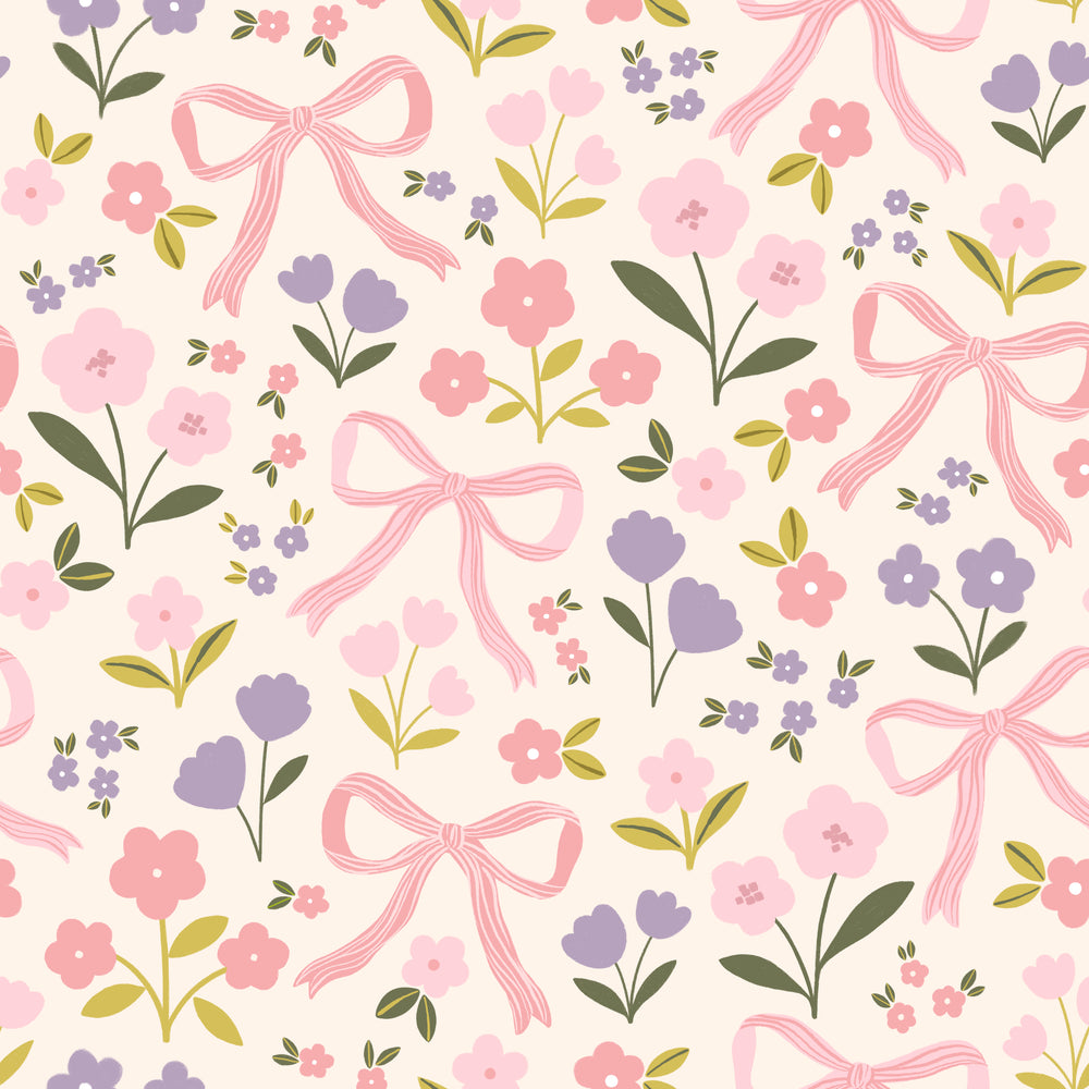 Flowers and Bows_Pastel