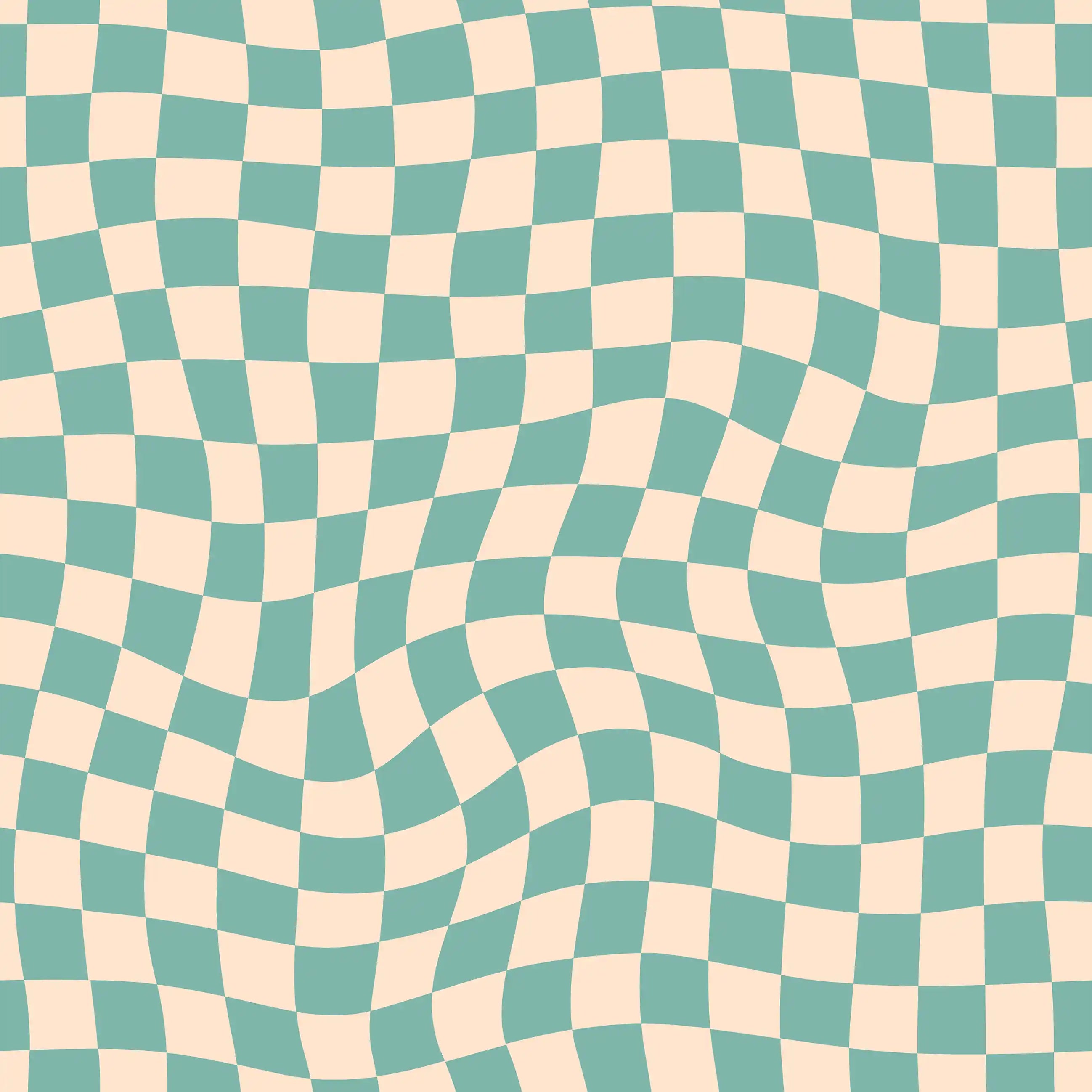 Groovy Checker Green - Family Fabrics B.V.