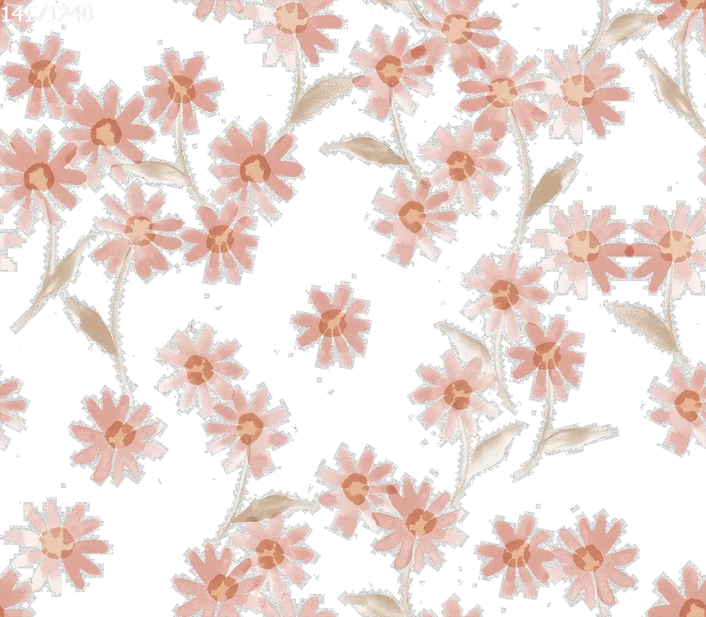 Happy Flowers Pink - Family Fabrics B.V.
