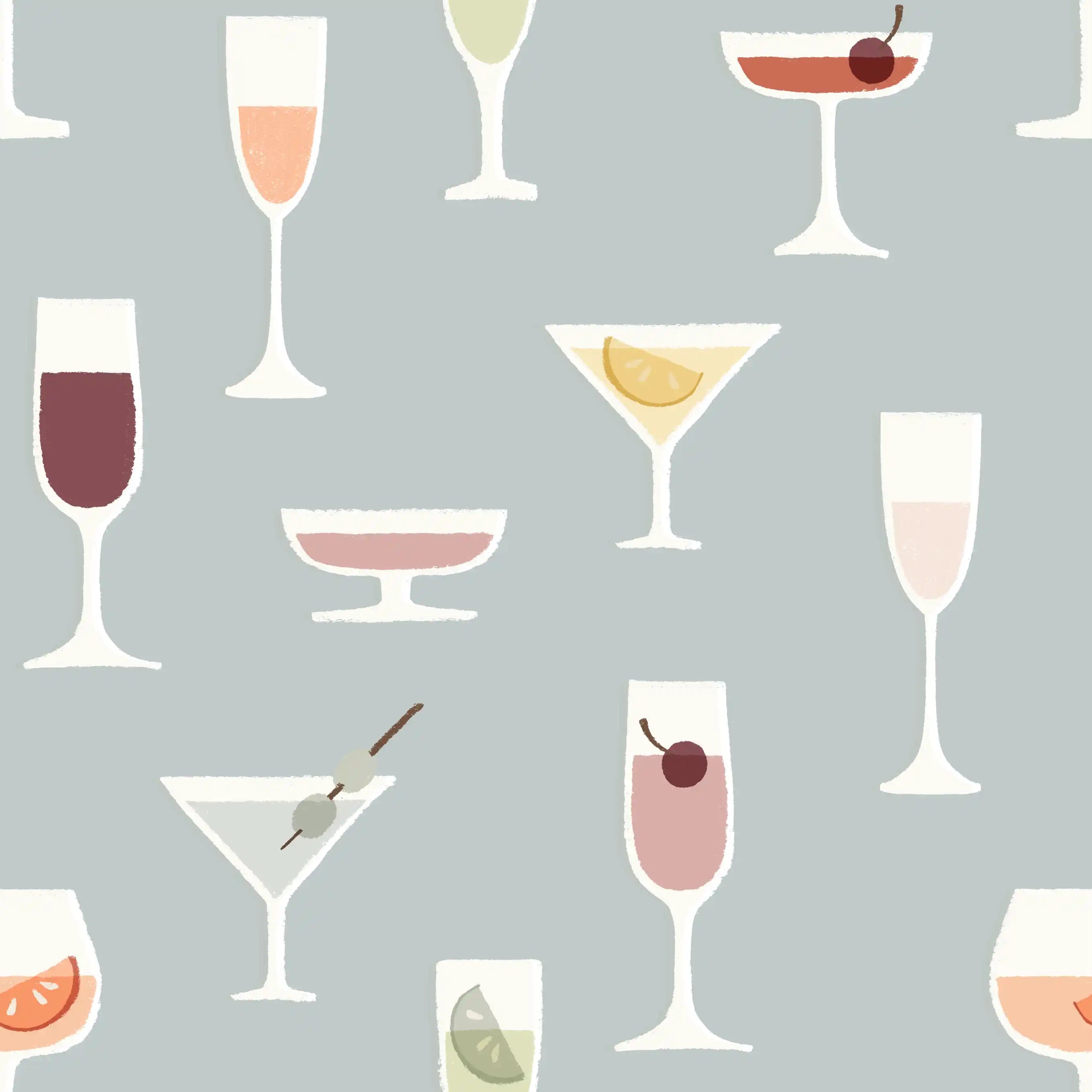Happy Hour Blue - Family Fabrics B.V.