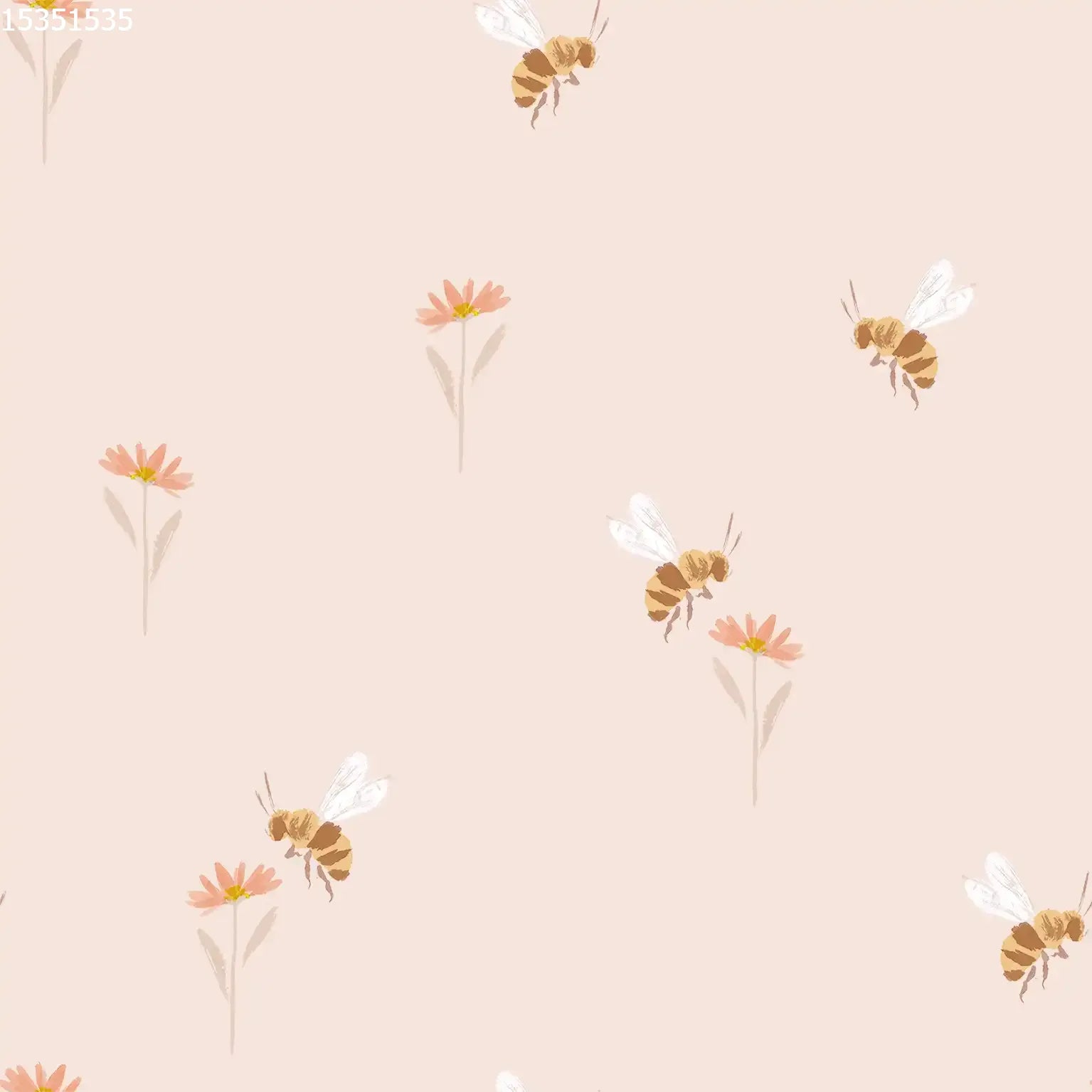 Honey Bee Pink - Family Fabrics B.V.