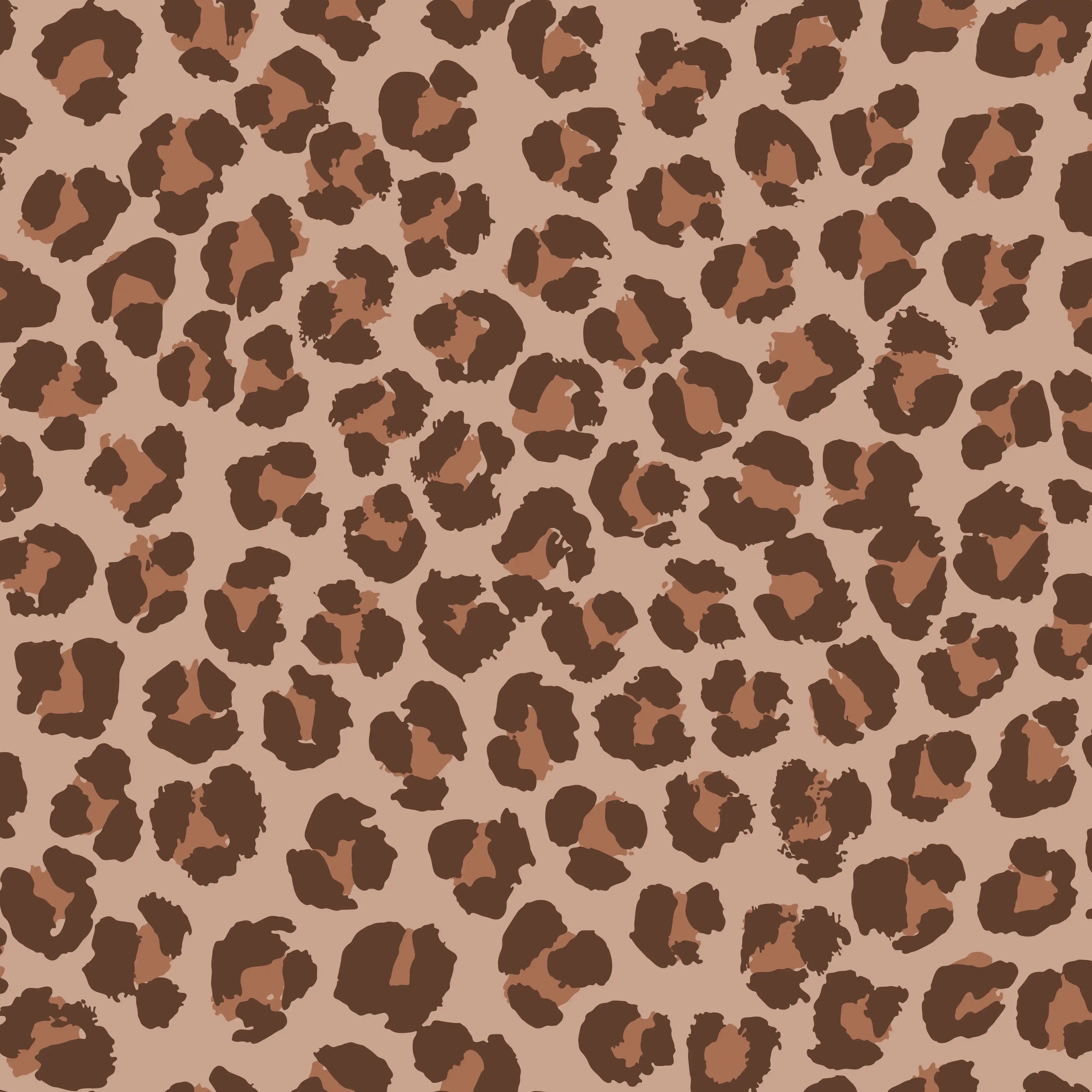 Leopard Spots Brown Big - Family Fabrics B.V.