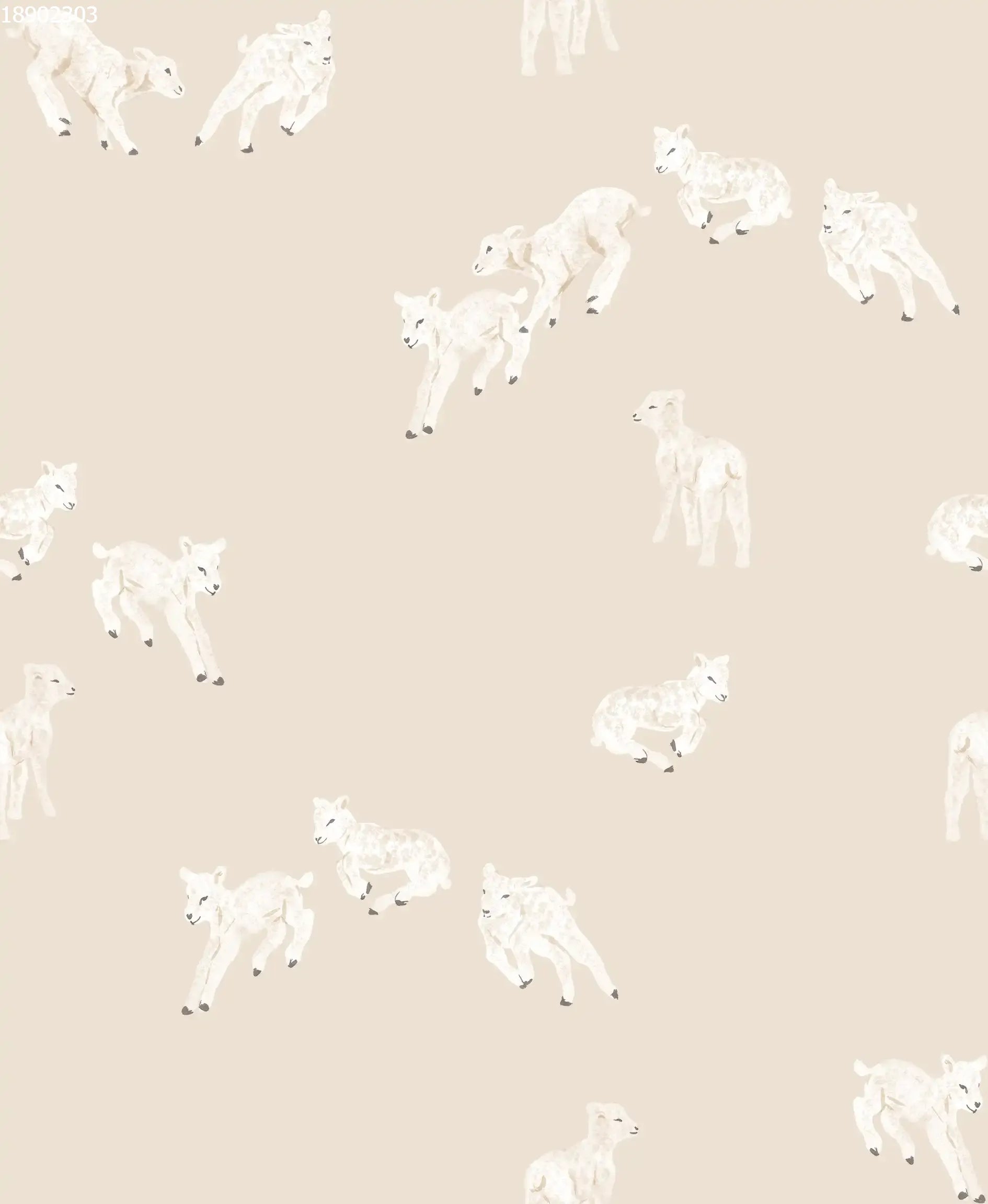 Little Lambs Beige - Family Fabrics B.V.