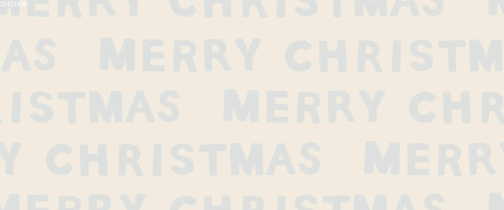 Merry Christmas Light Beige