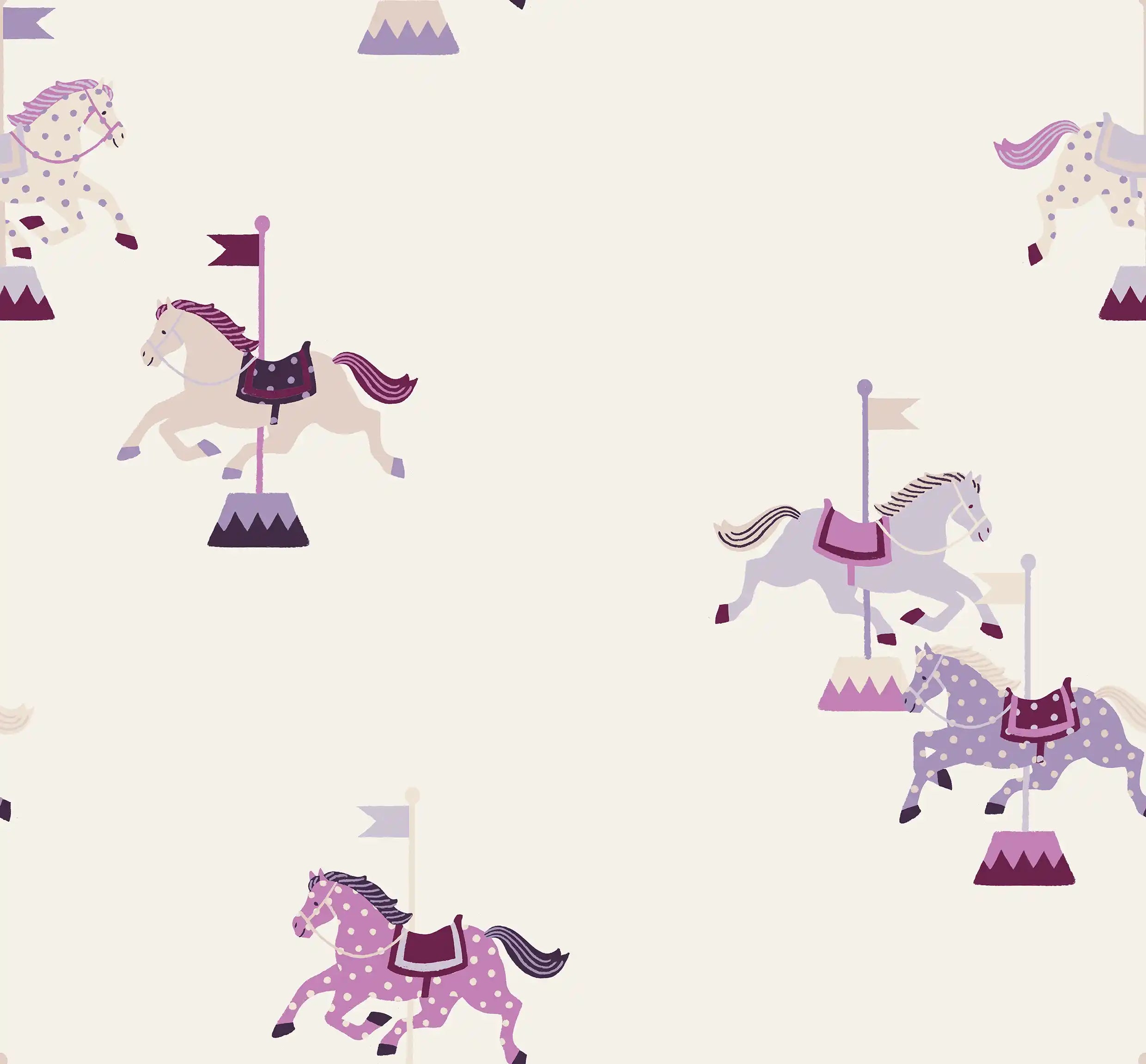 Merry Go Round Lilac - Family Fabrics B.V.