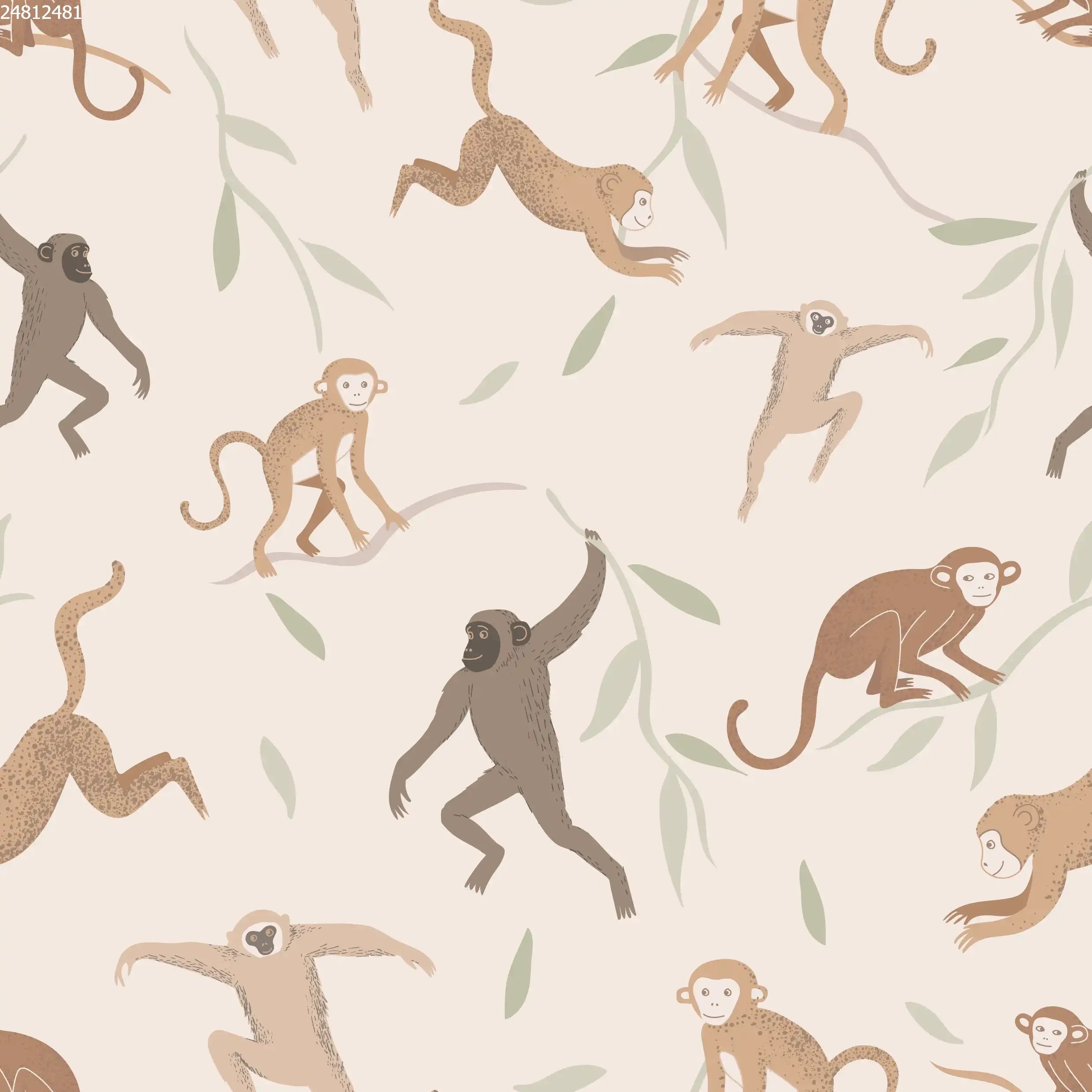 Monkeys Cream - Family Fabrics B.V.