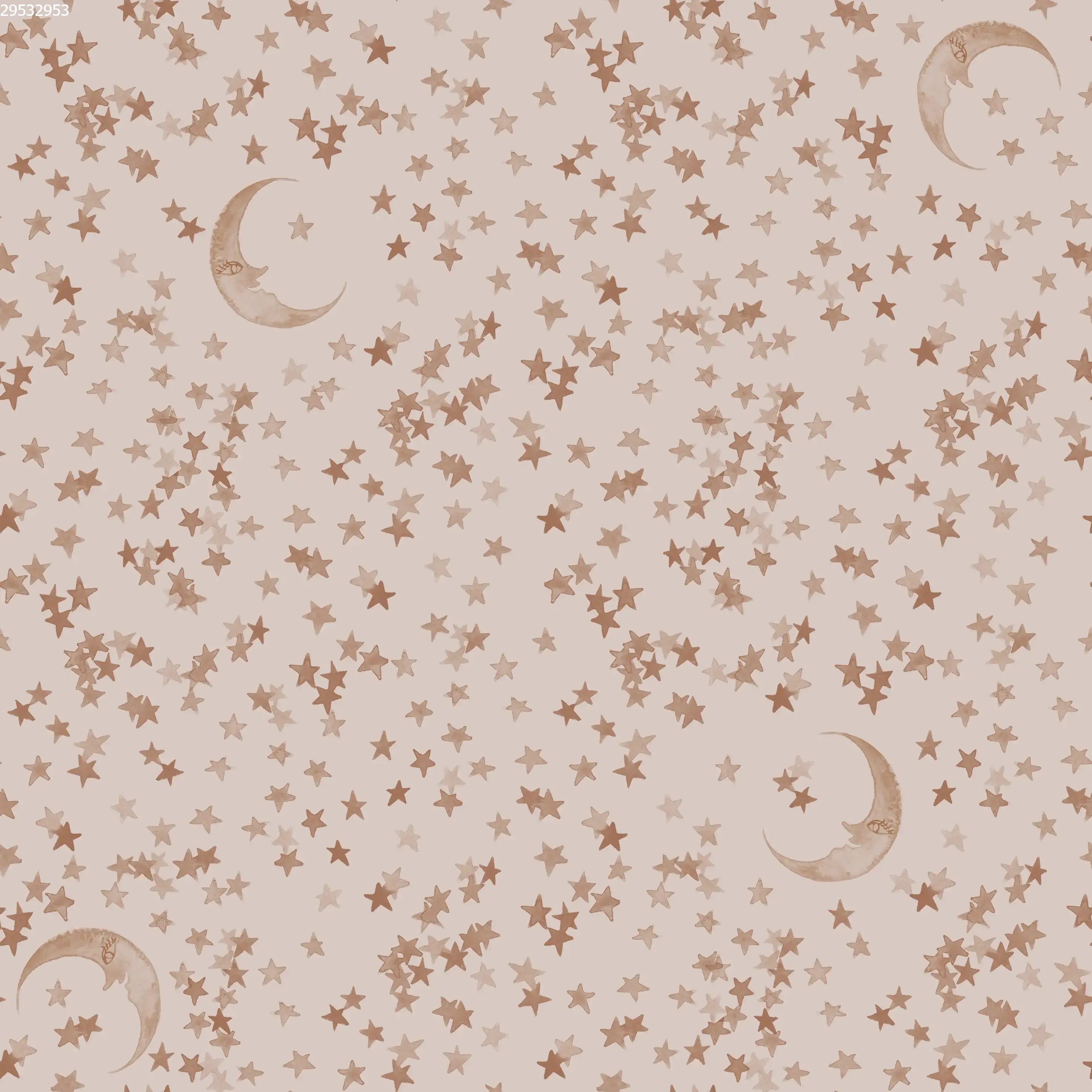 Moon & Stars Latte - Family Fabrics B.V.