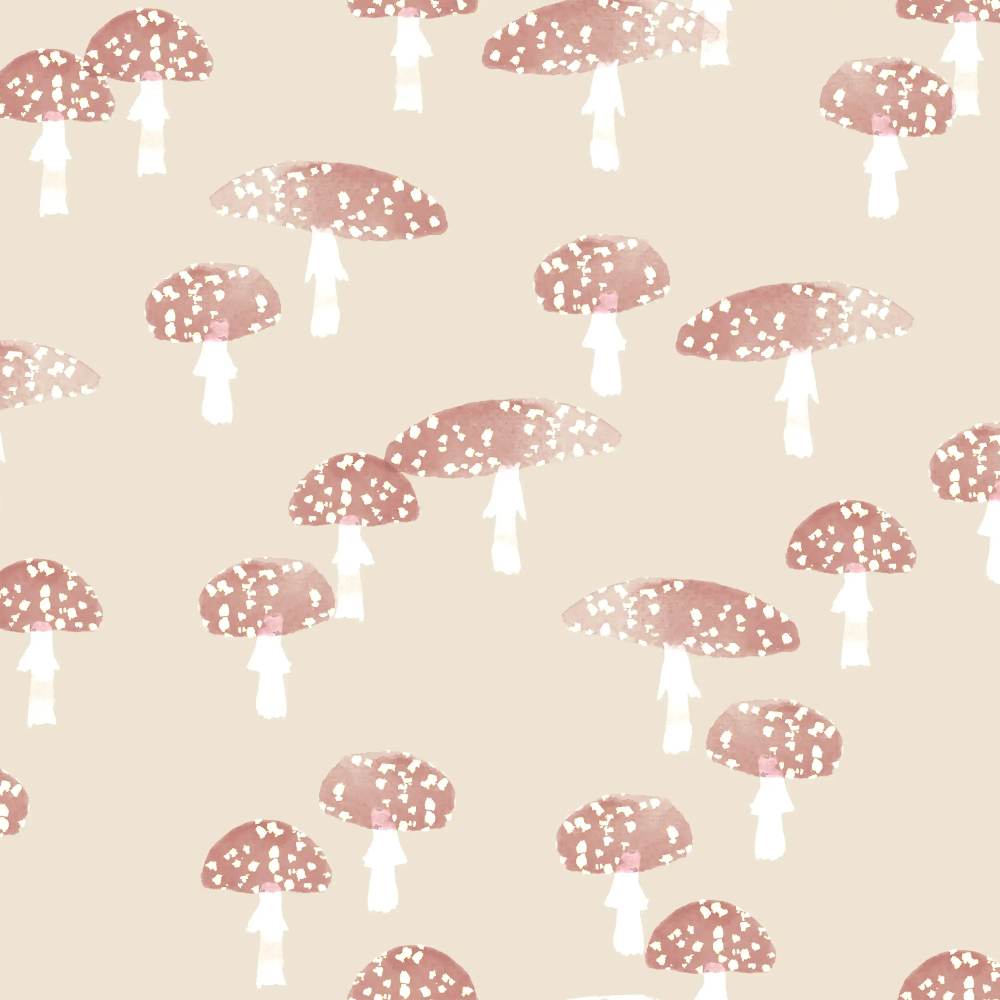 Mushrooms Pastel Big - Family Fabrics B.V.
