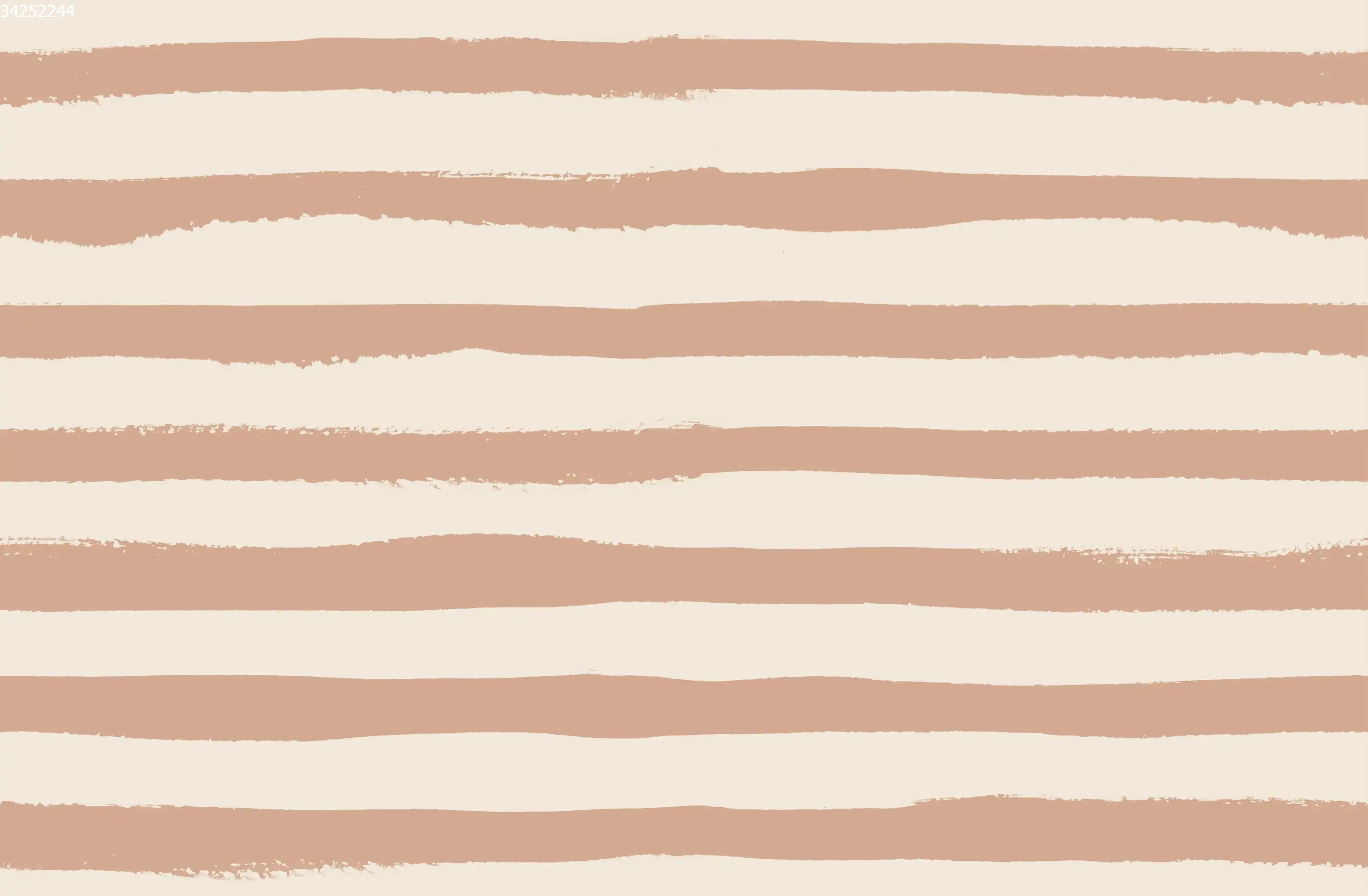 Painted Stripe Big Hazelnut - Family Fabrics B.V.