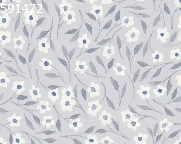 Petit Fleur Nimbus Cloud - Family Fabrics B.V.