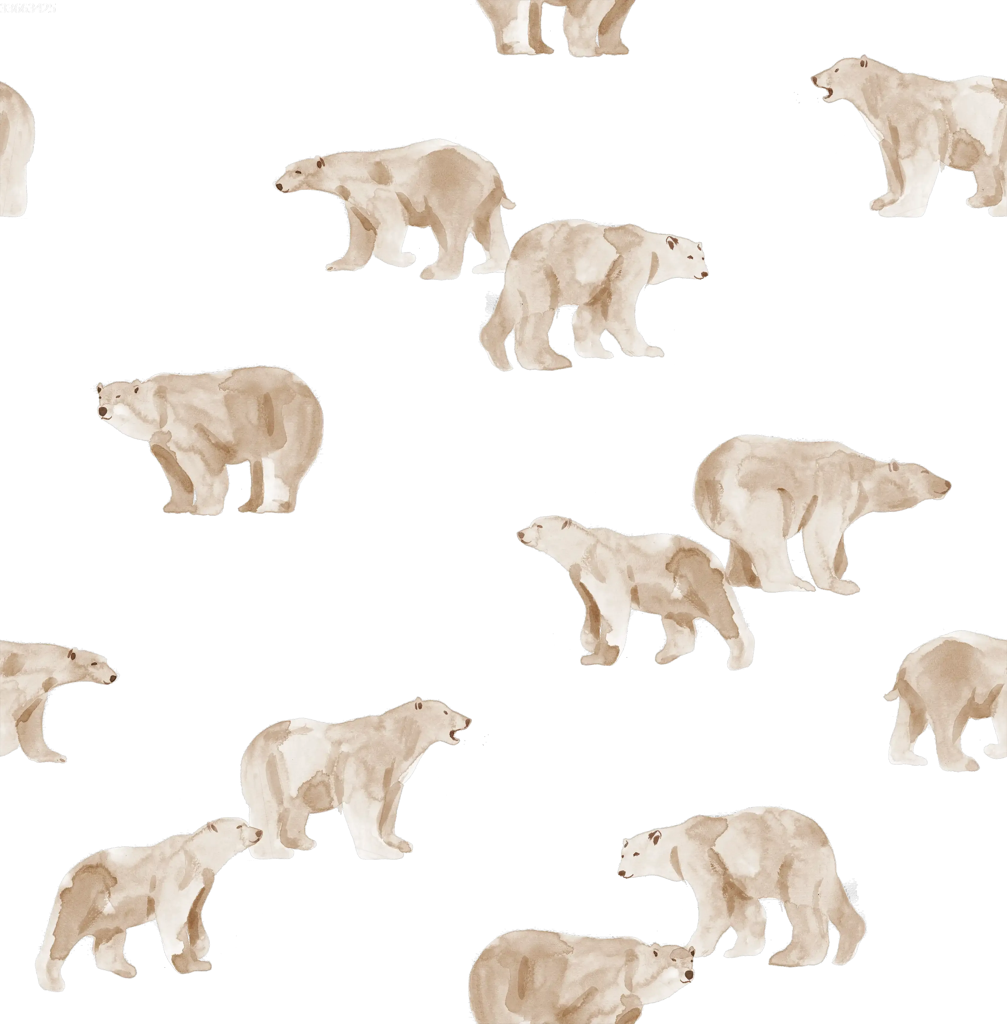Polar Bear Off White - Family Fabrics B.V.