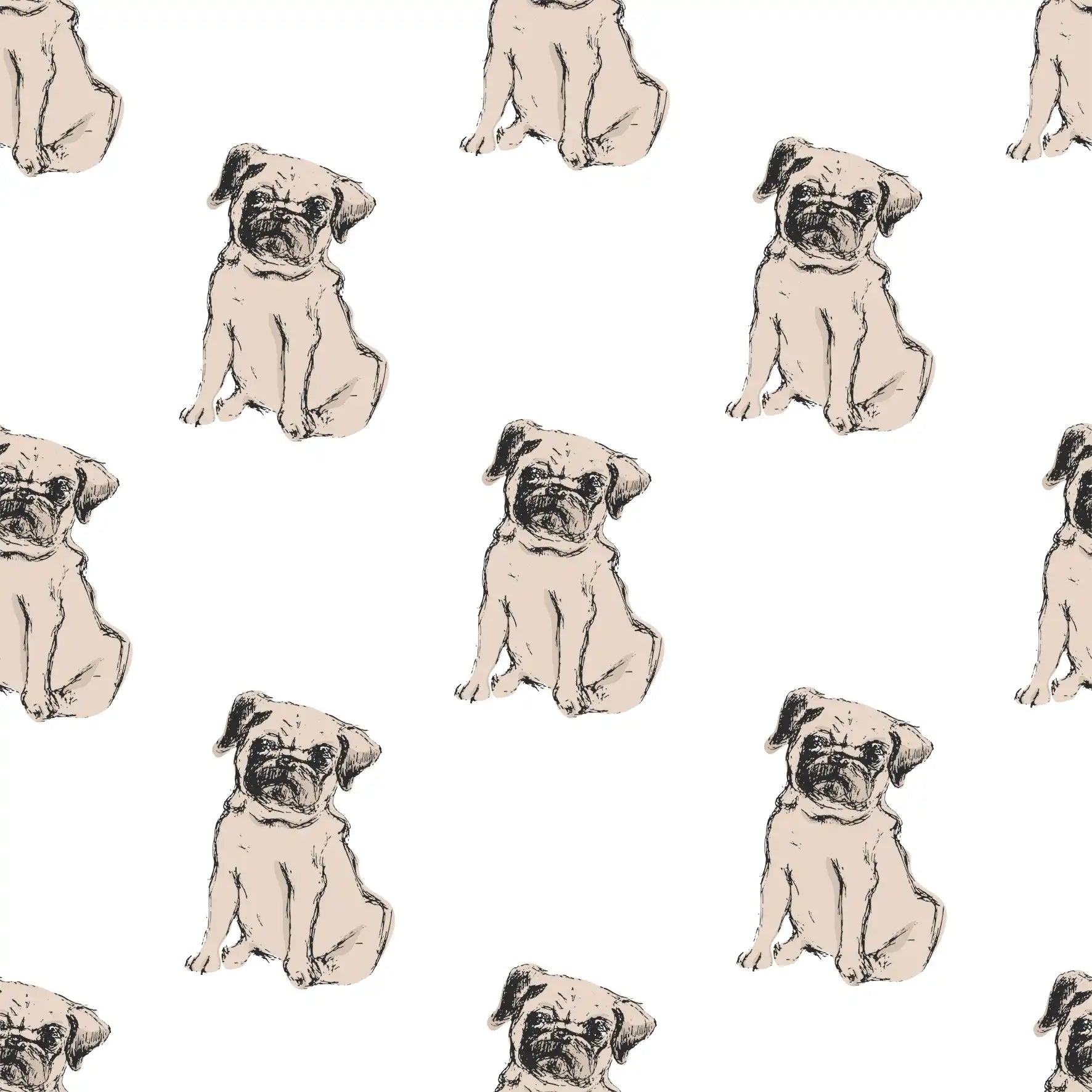 Pug Chill Small - Family Fabrics B.V.