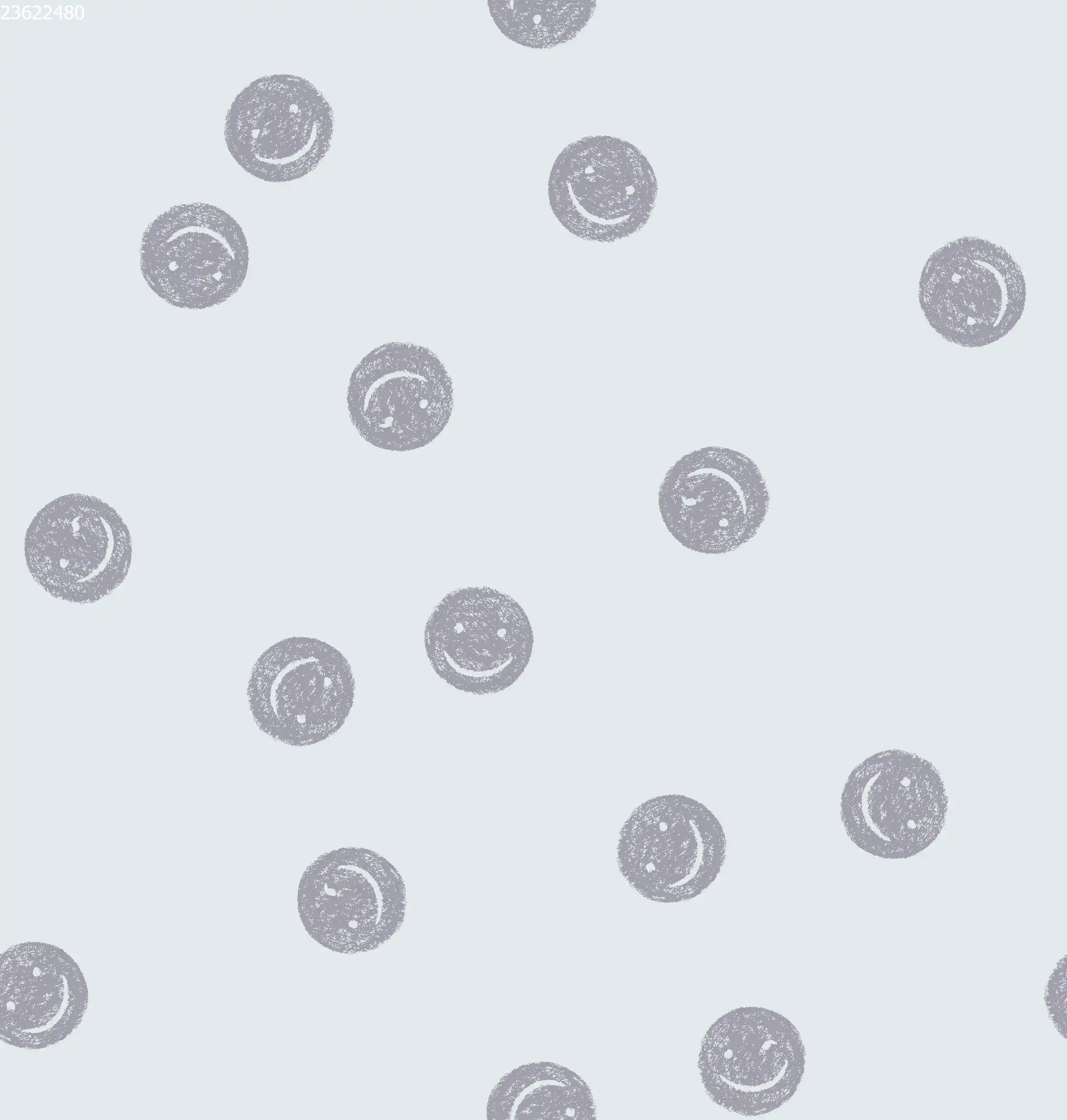 Smiley Light Blue - Family Fabrics B.V.