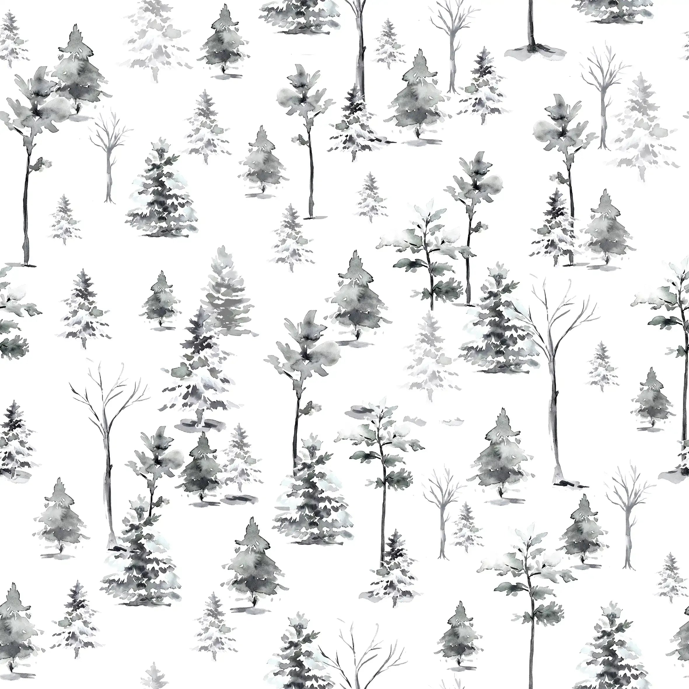 Snow Forest Off White - Family Fabrics B.V.