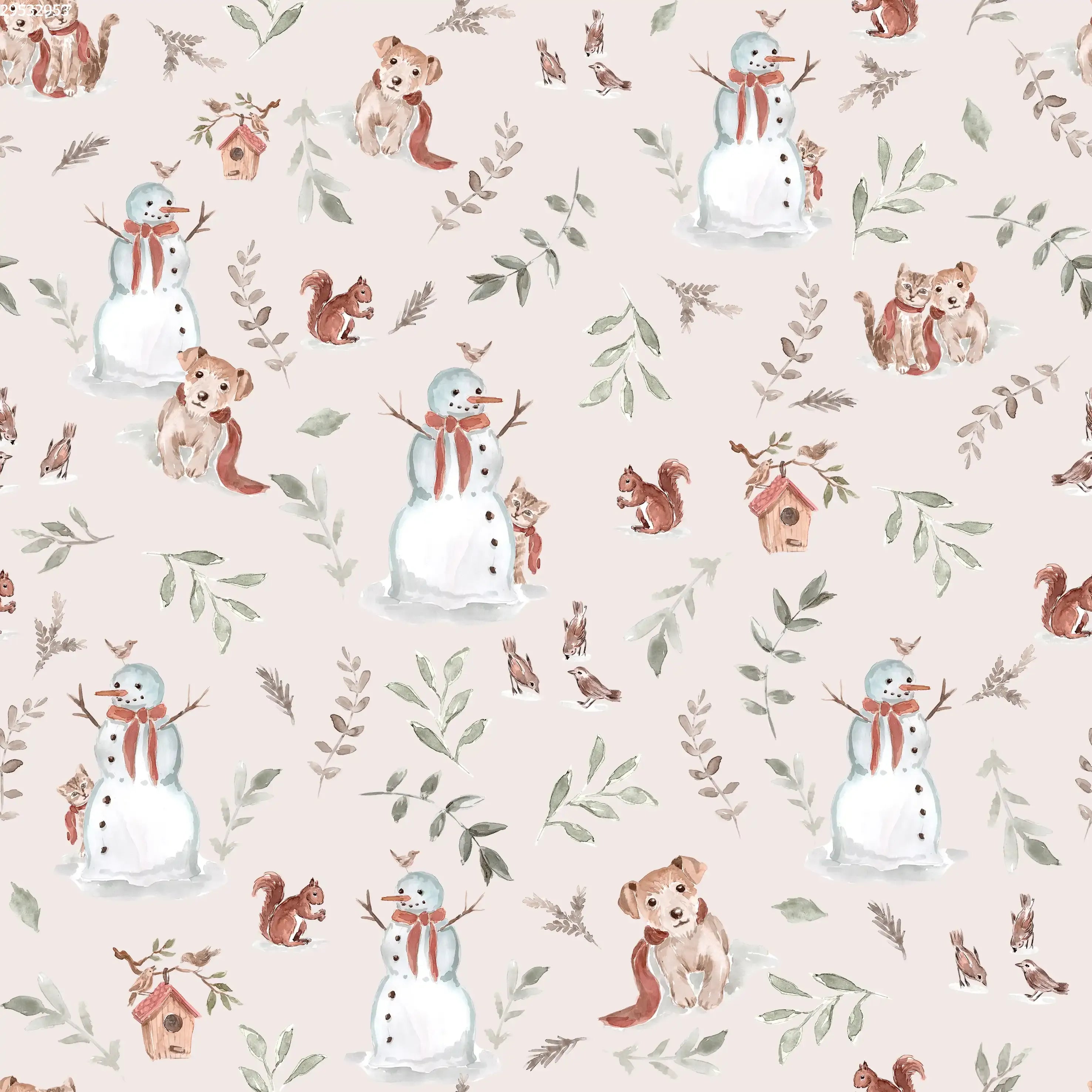 Snowman Sand - Family Fabrics B.V.